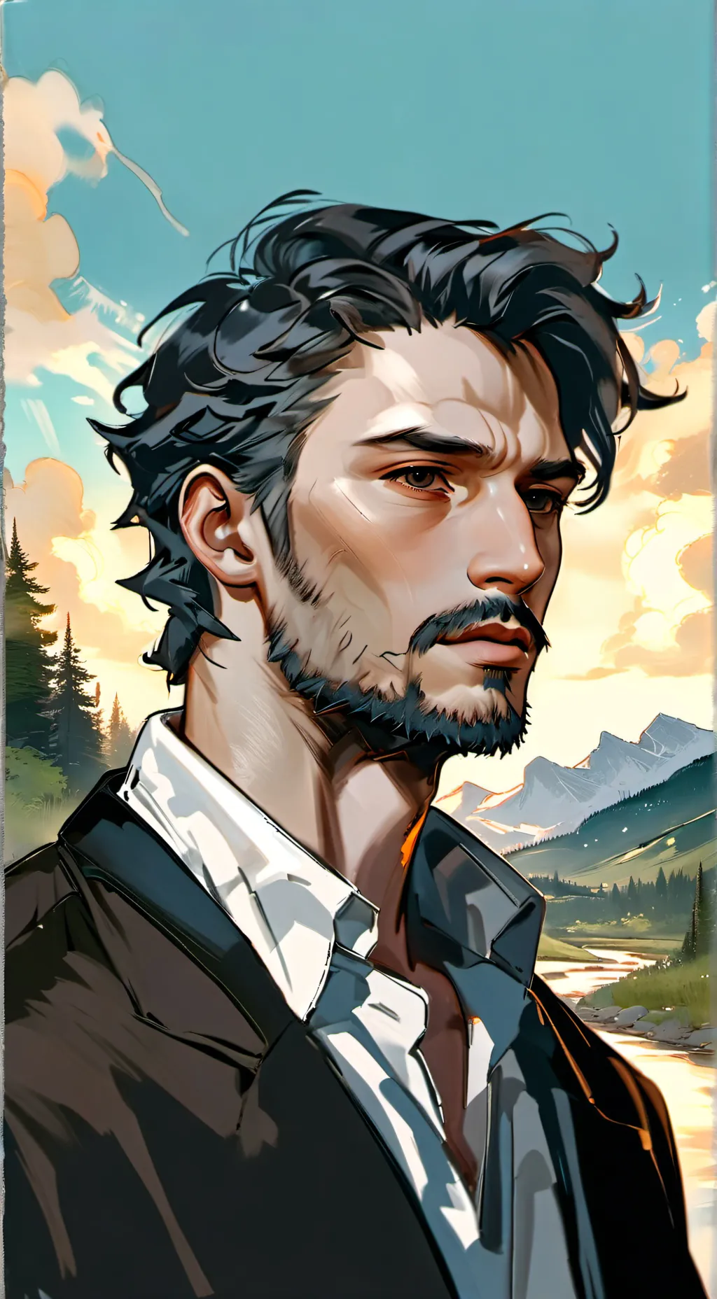 ai character: step dad/david background