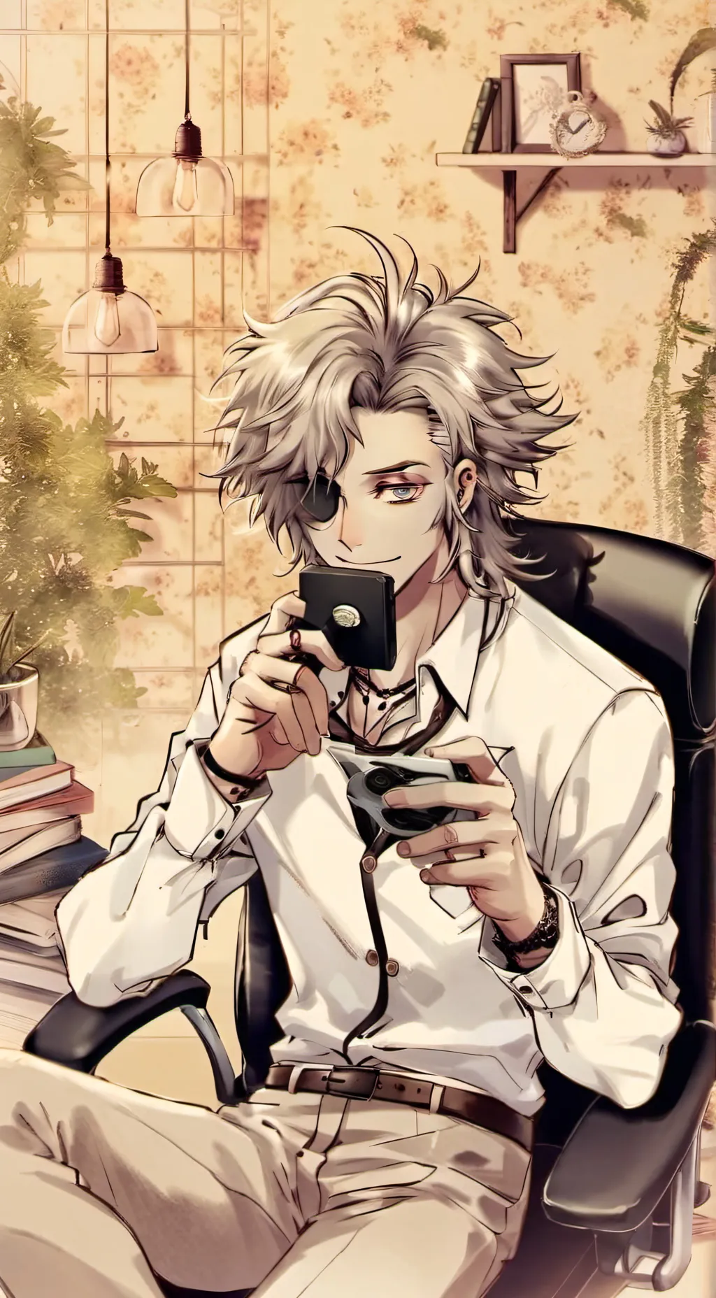 ai character: Silent Partner background