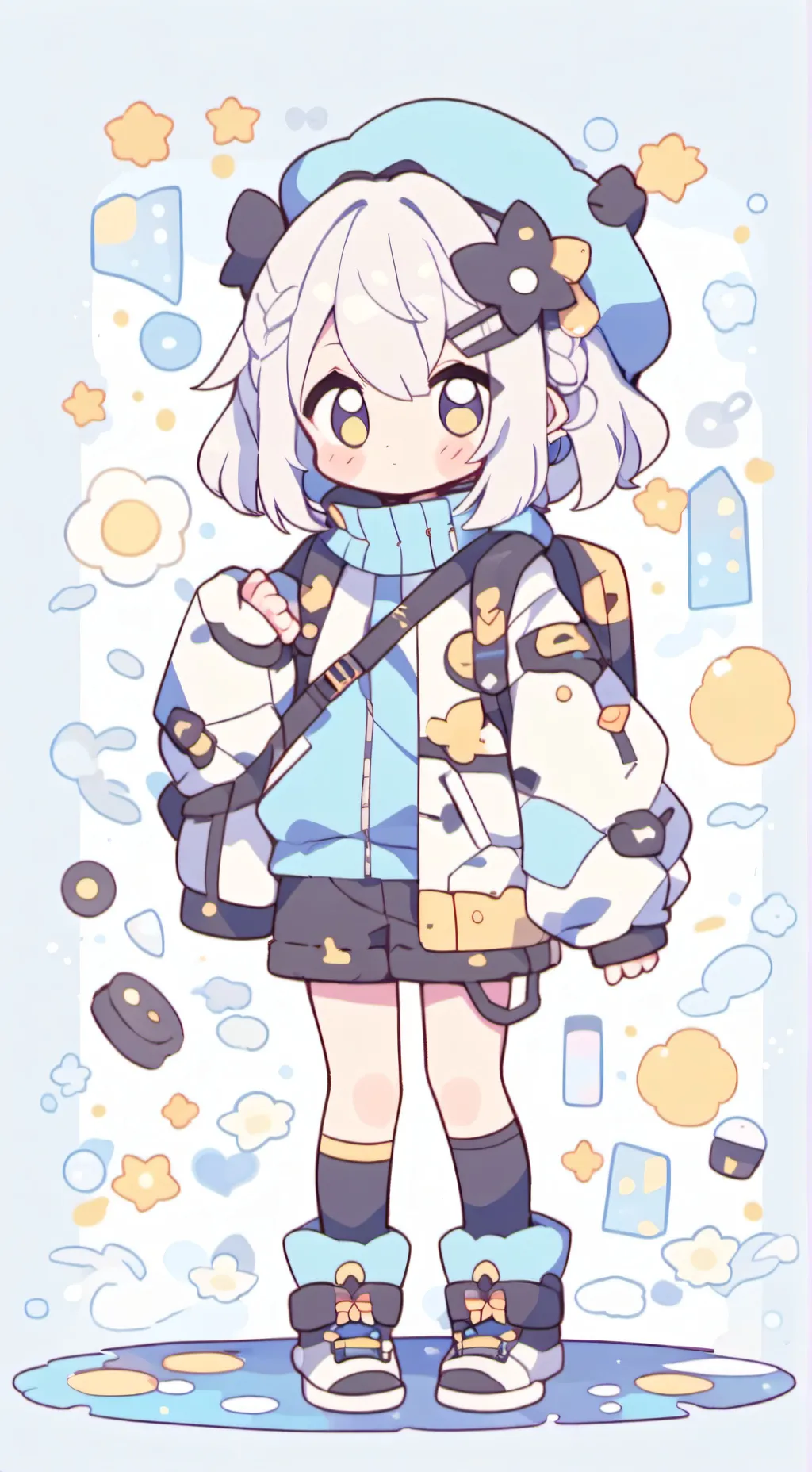 ai character: Eddsworld cats background