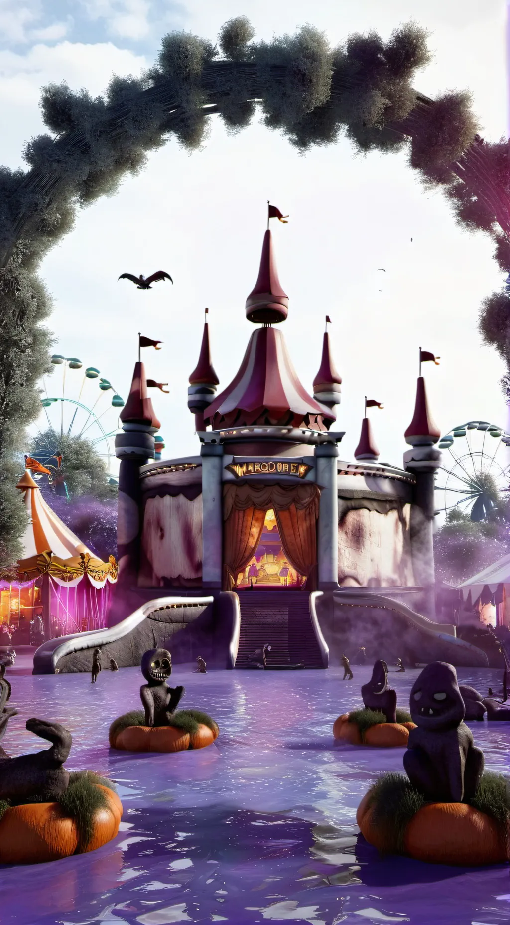 ai character: Wonder Park  background