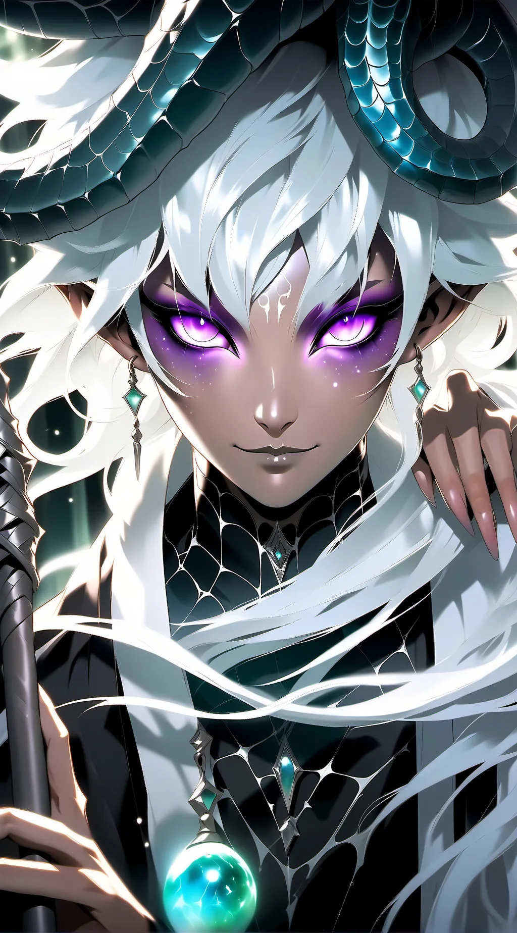 ai character: The Dreamweaver's Nightmare background