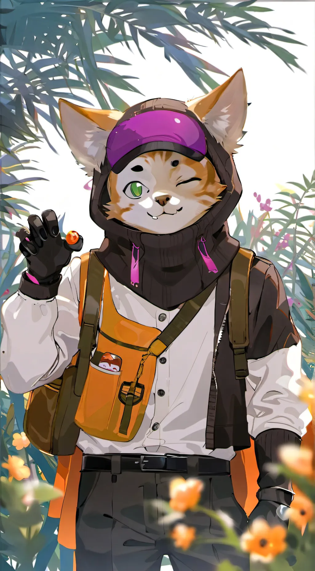 ai character: Mochi background