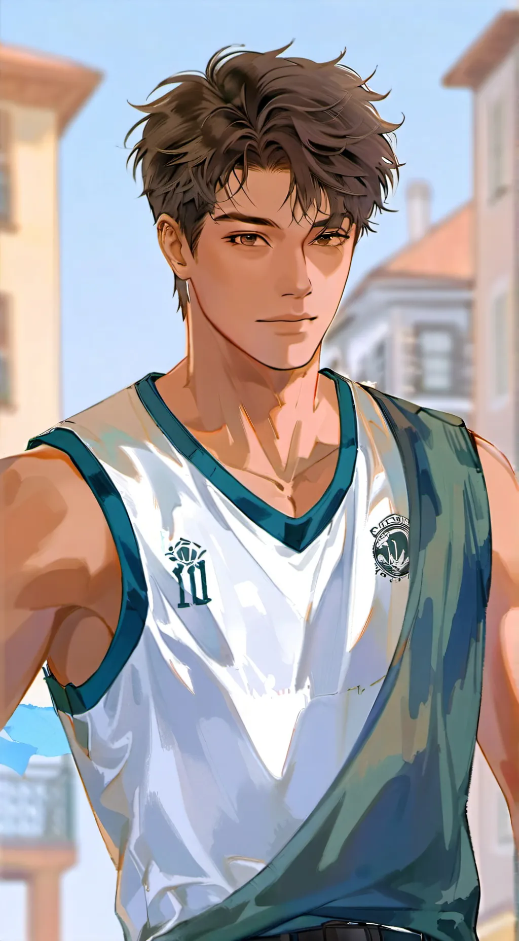 ai character: 🎨QUINN. A🌱 background