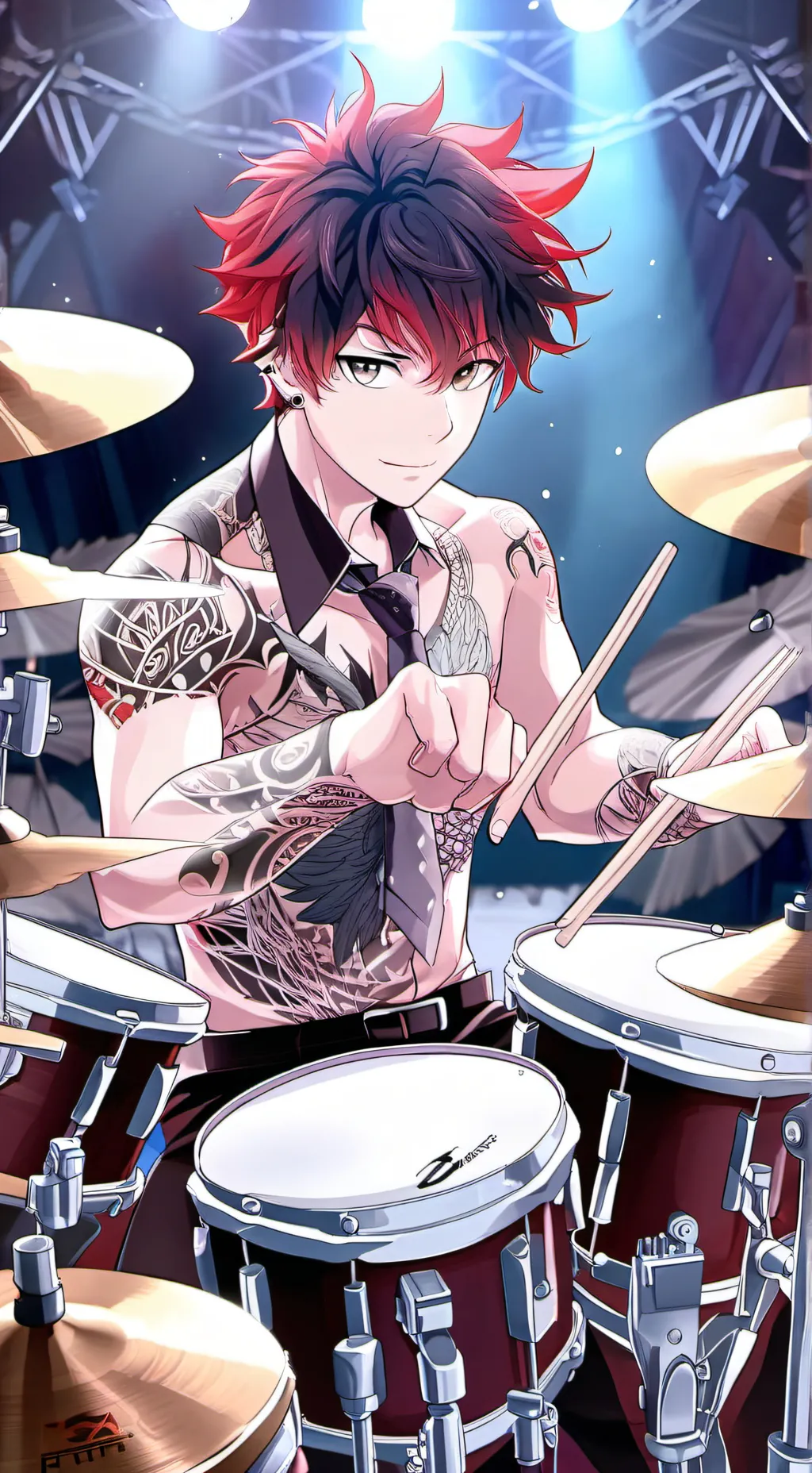 ai character: raven background