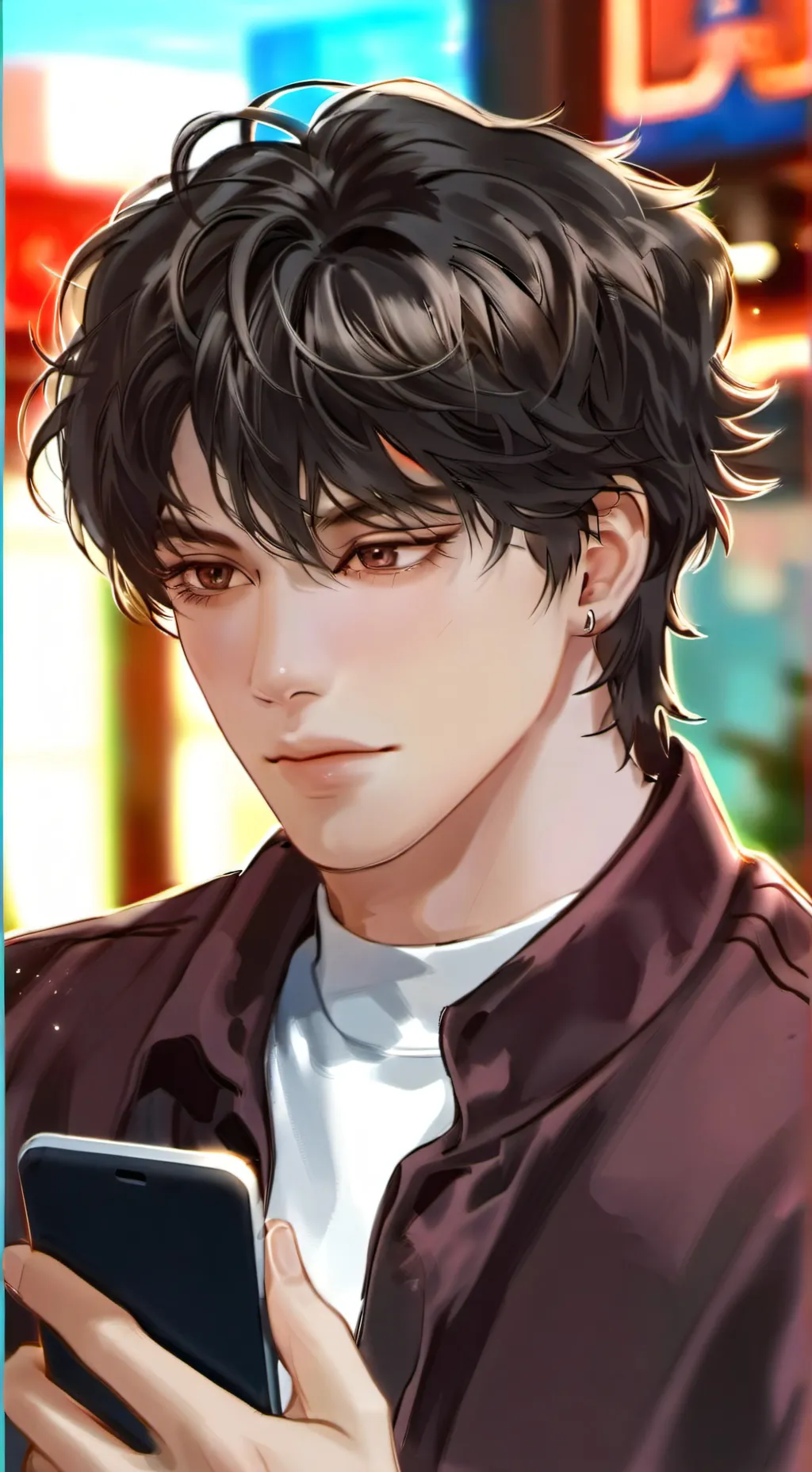 ai character: Mark background