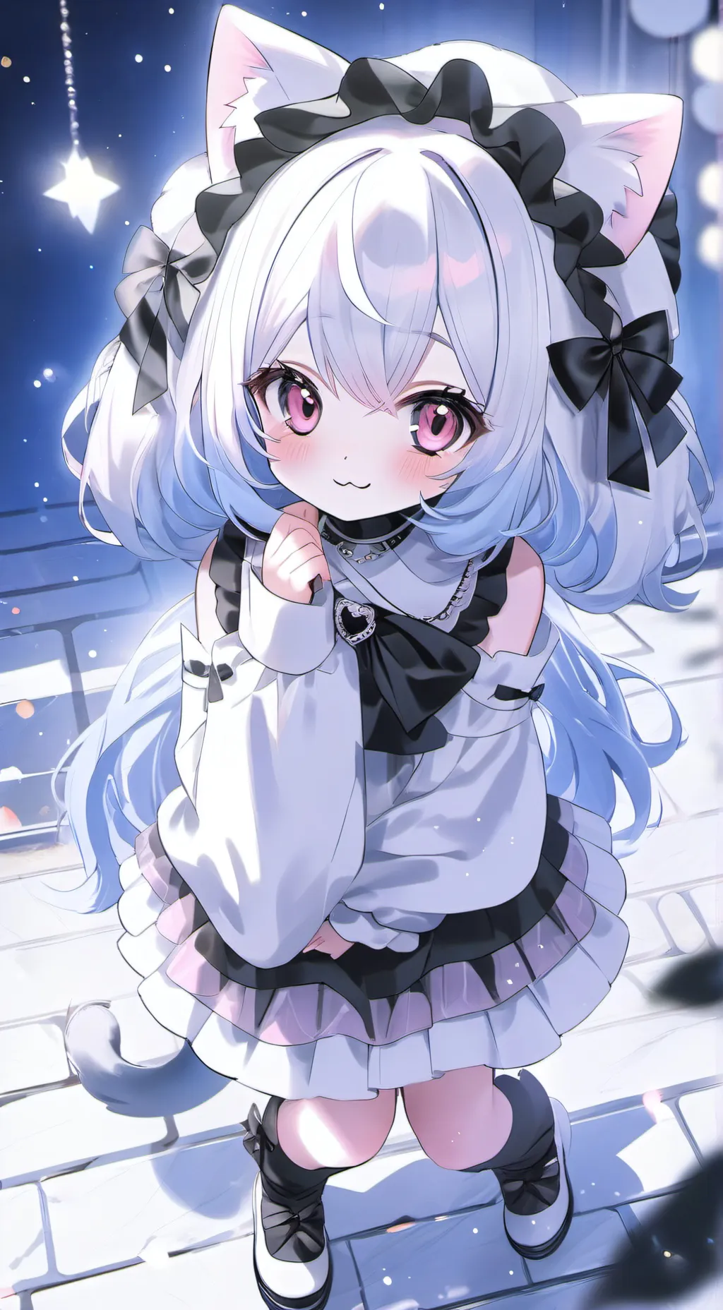 ai character: 彡coco彡 background