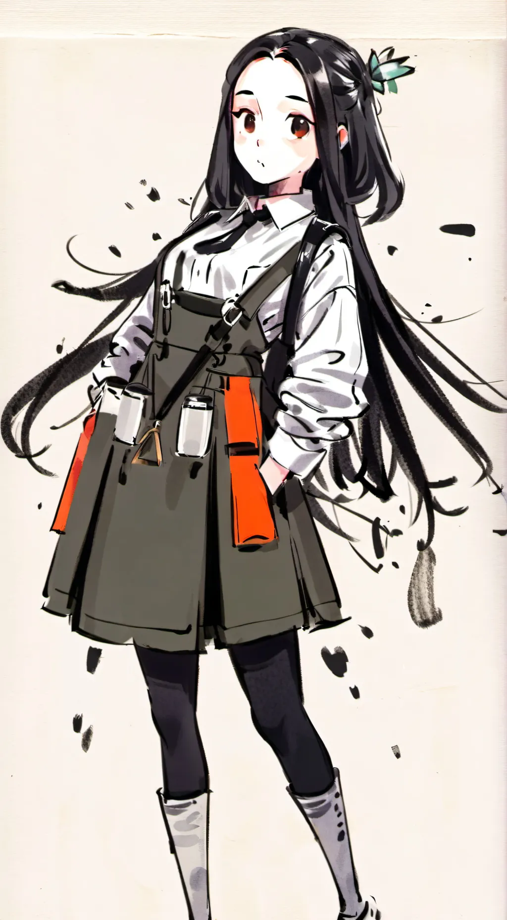 ai character: emily background