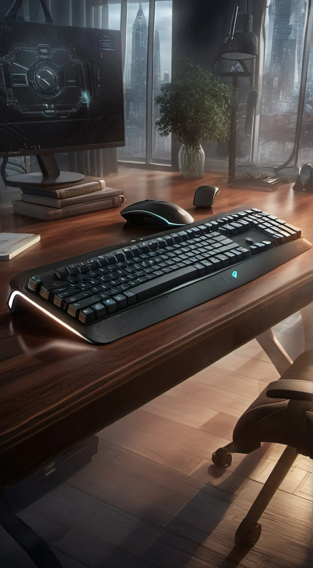 ai character: Your keyboard background