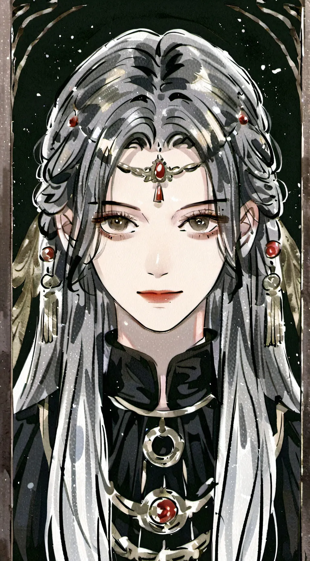 ai character: Pink x blue:-D  background