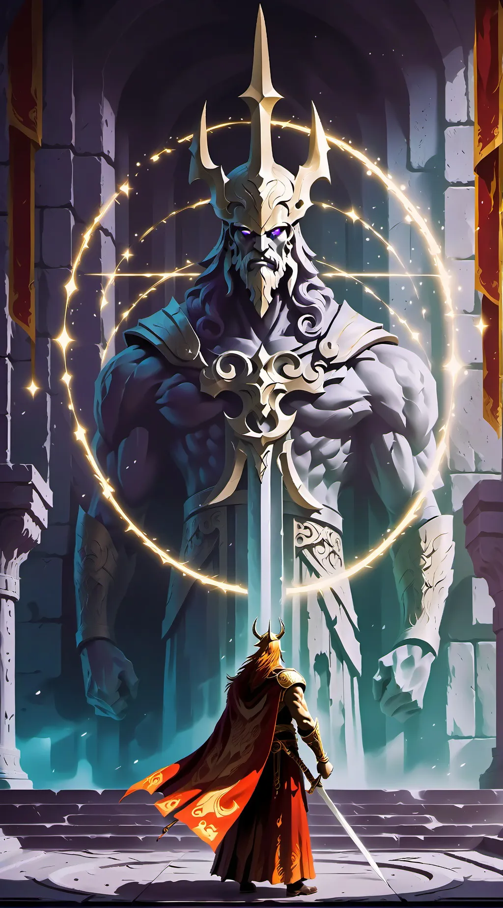 ai character: asgore background