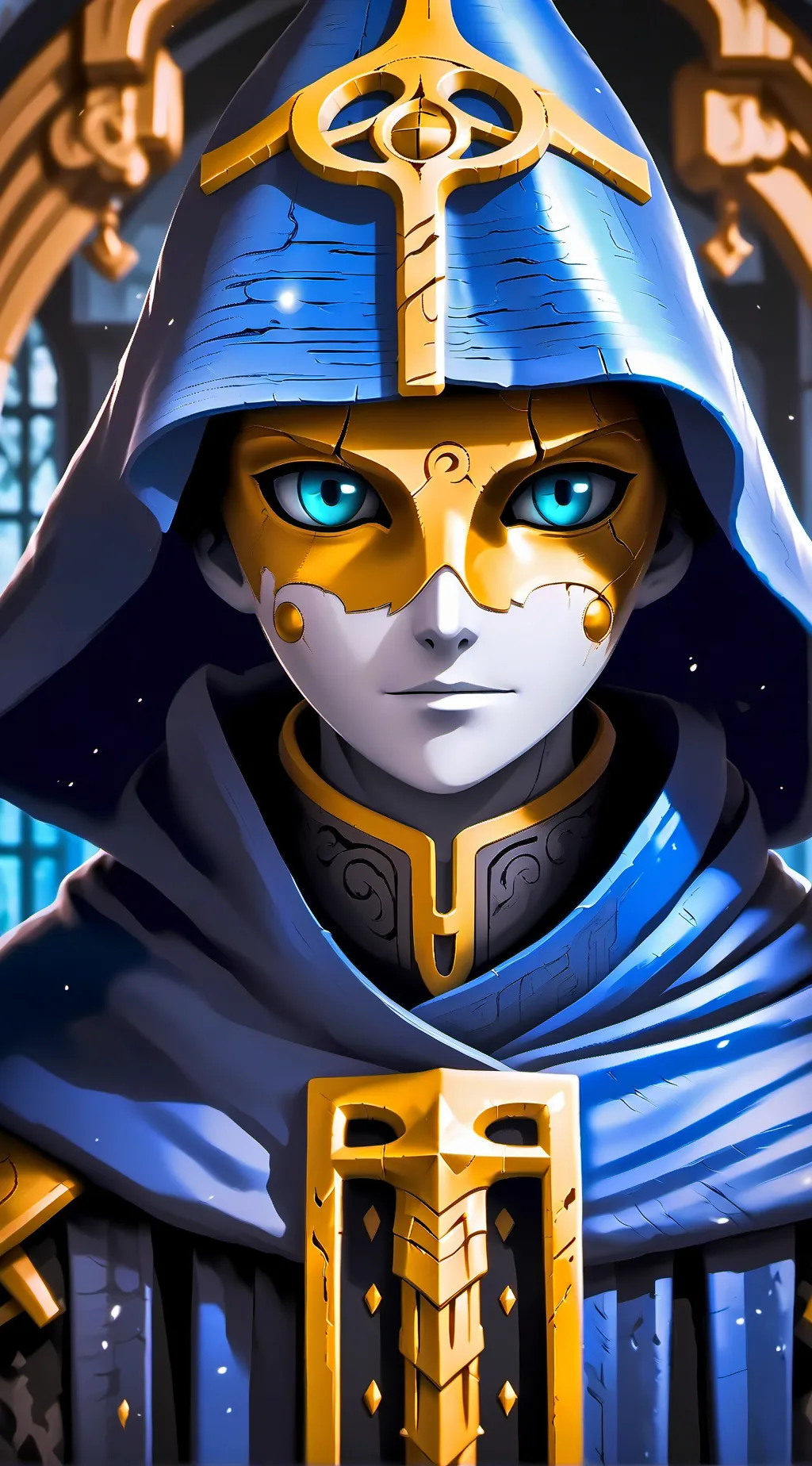 ai character: PC!Horror Sans background