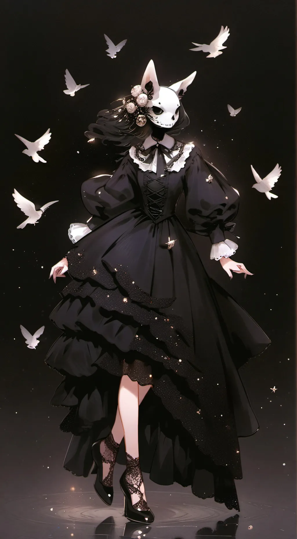 ai character: Death-charm. background