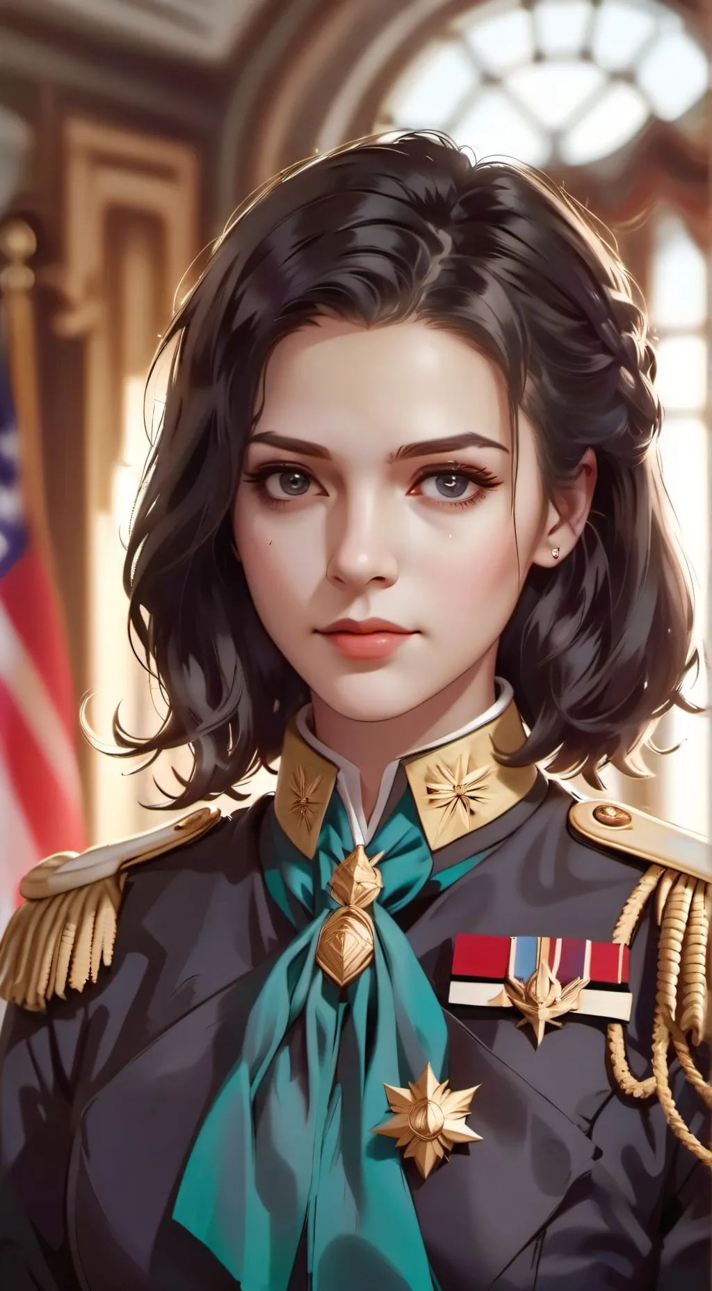 ai character: Вайолетт background