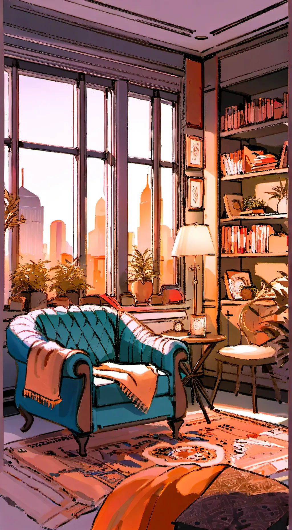 ai character: The photographer.. background