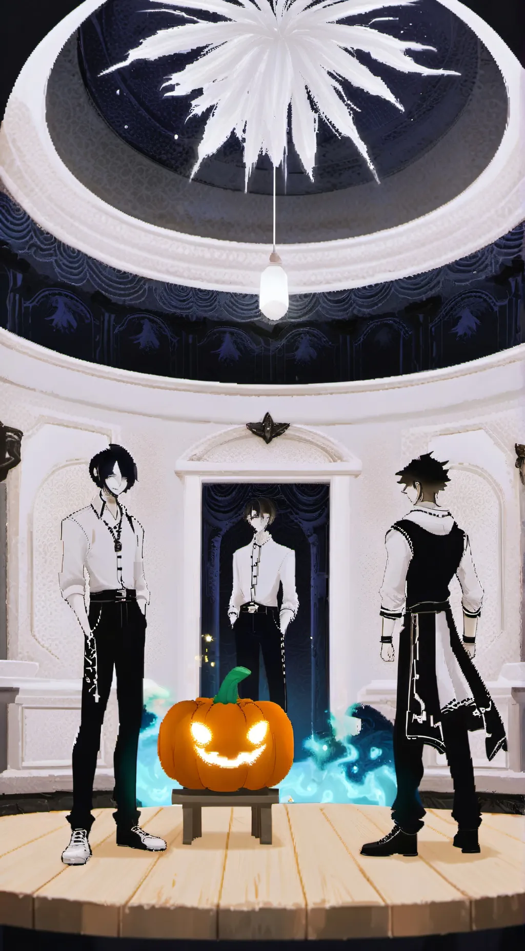 ai character: dandys world:D background