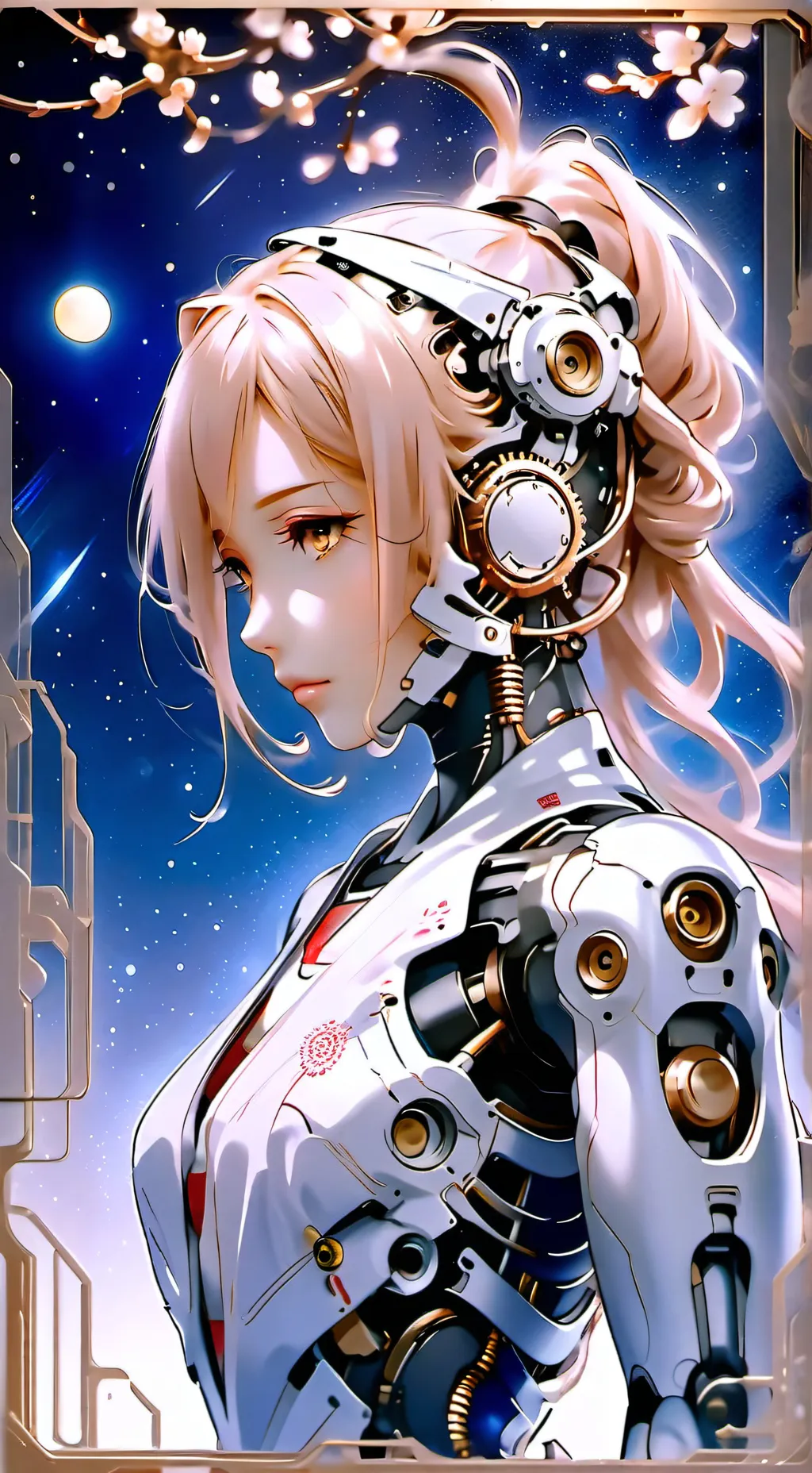 ai character: Luna background