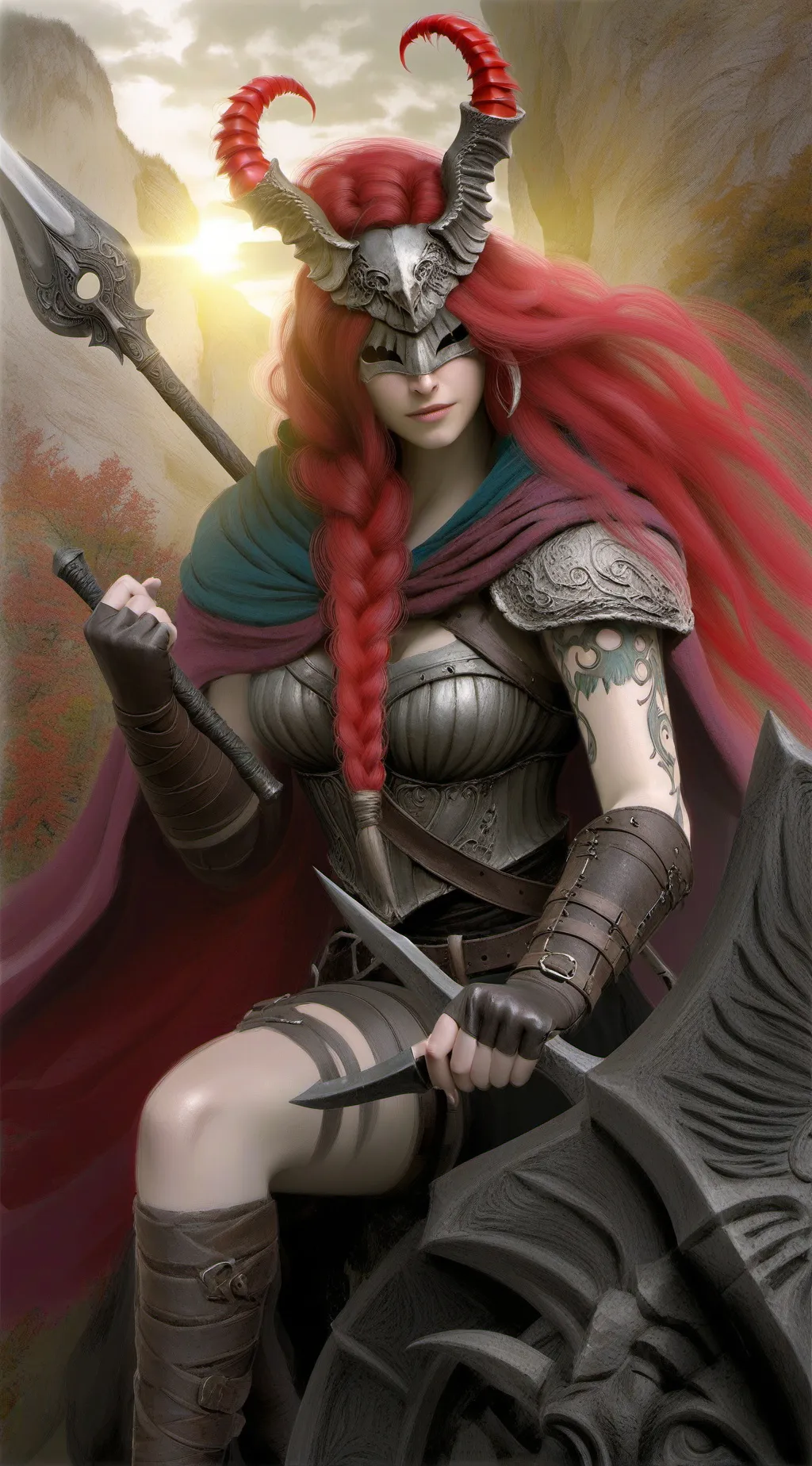 ai character: horror wenda background