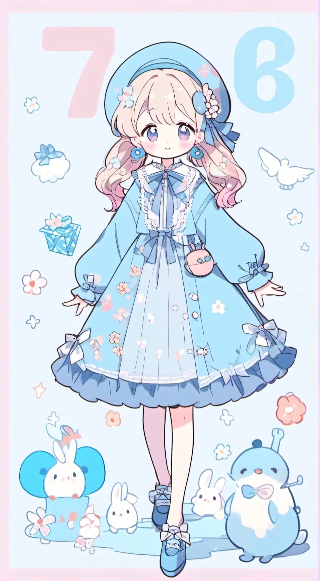 ai character: 6 7 background