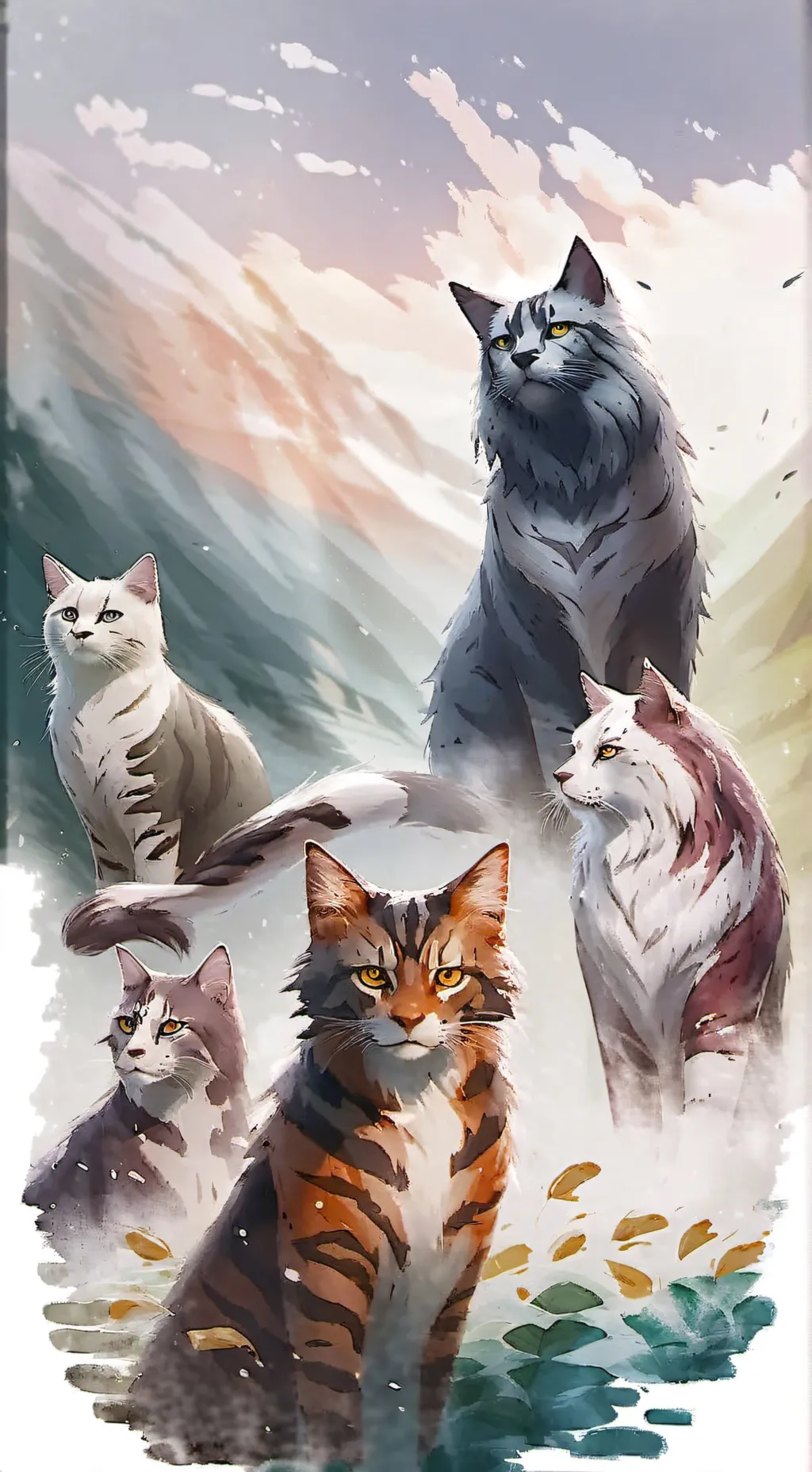 ai character: Warrior cats (1) background
