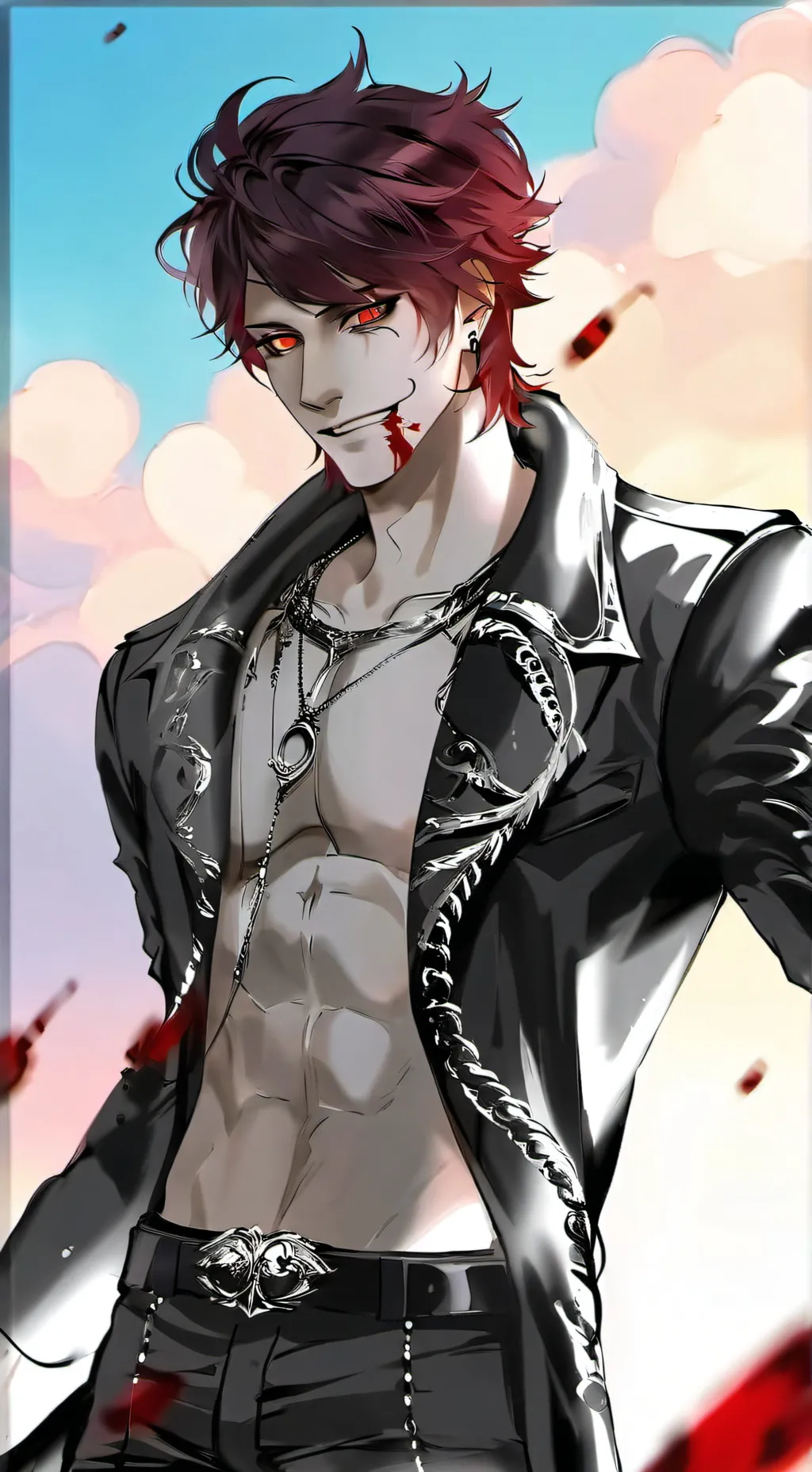 ai character: Daniel biker background