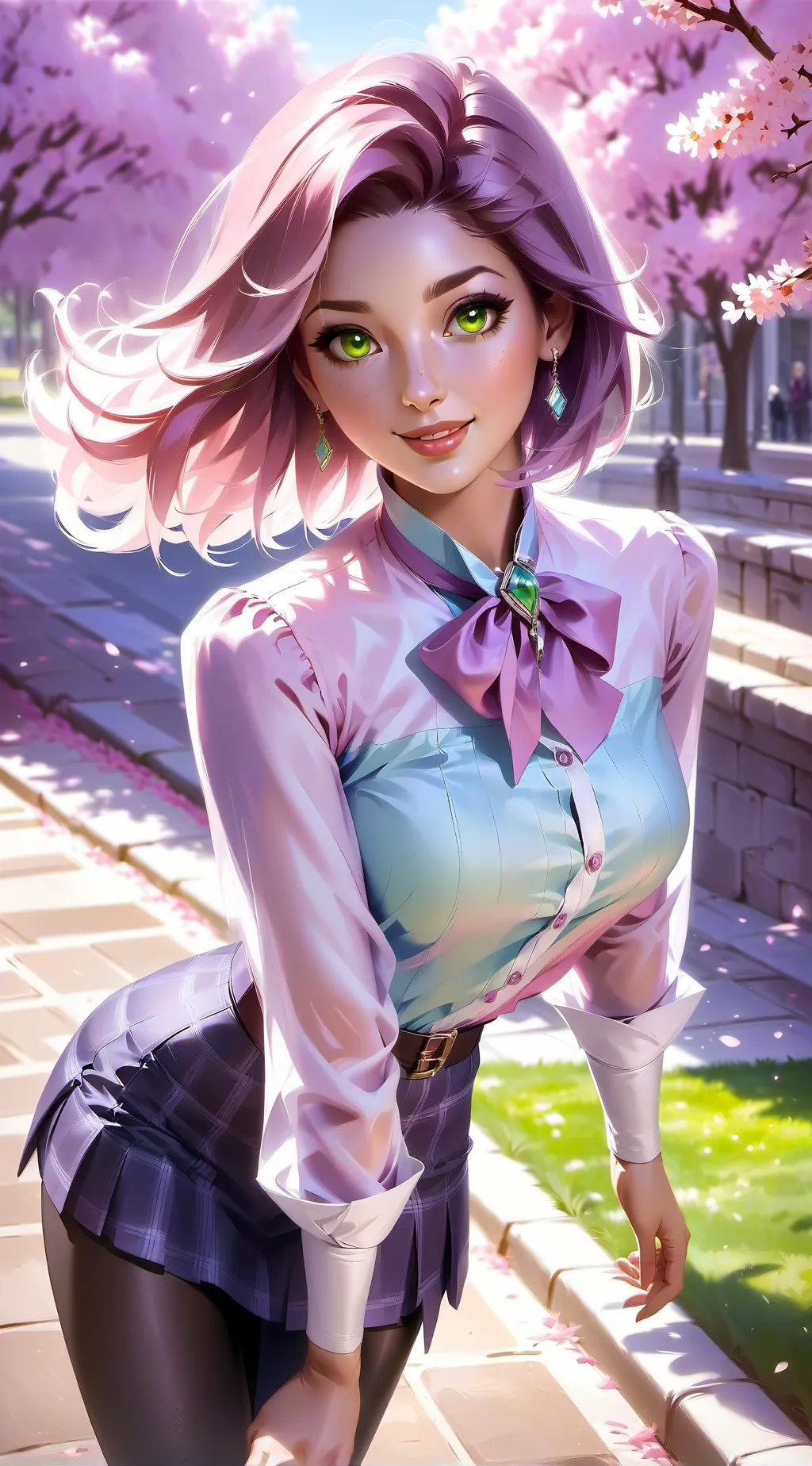 ai character: Crystal background