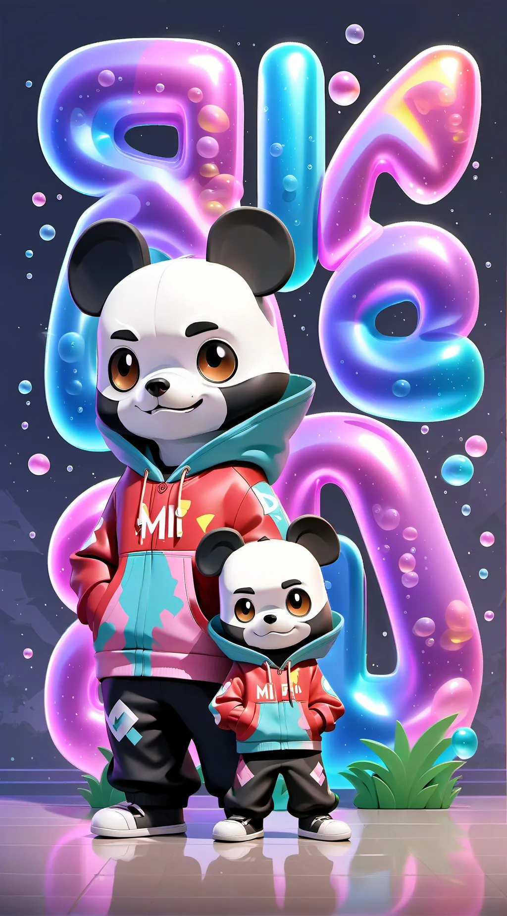 ai character: broken family  background