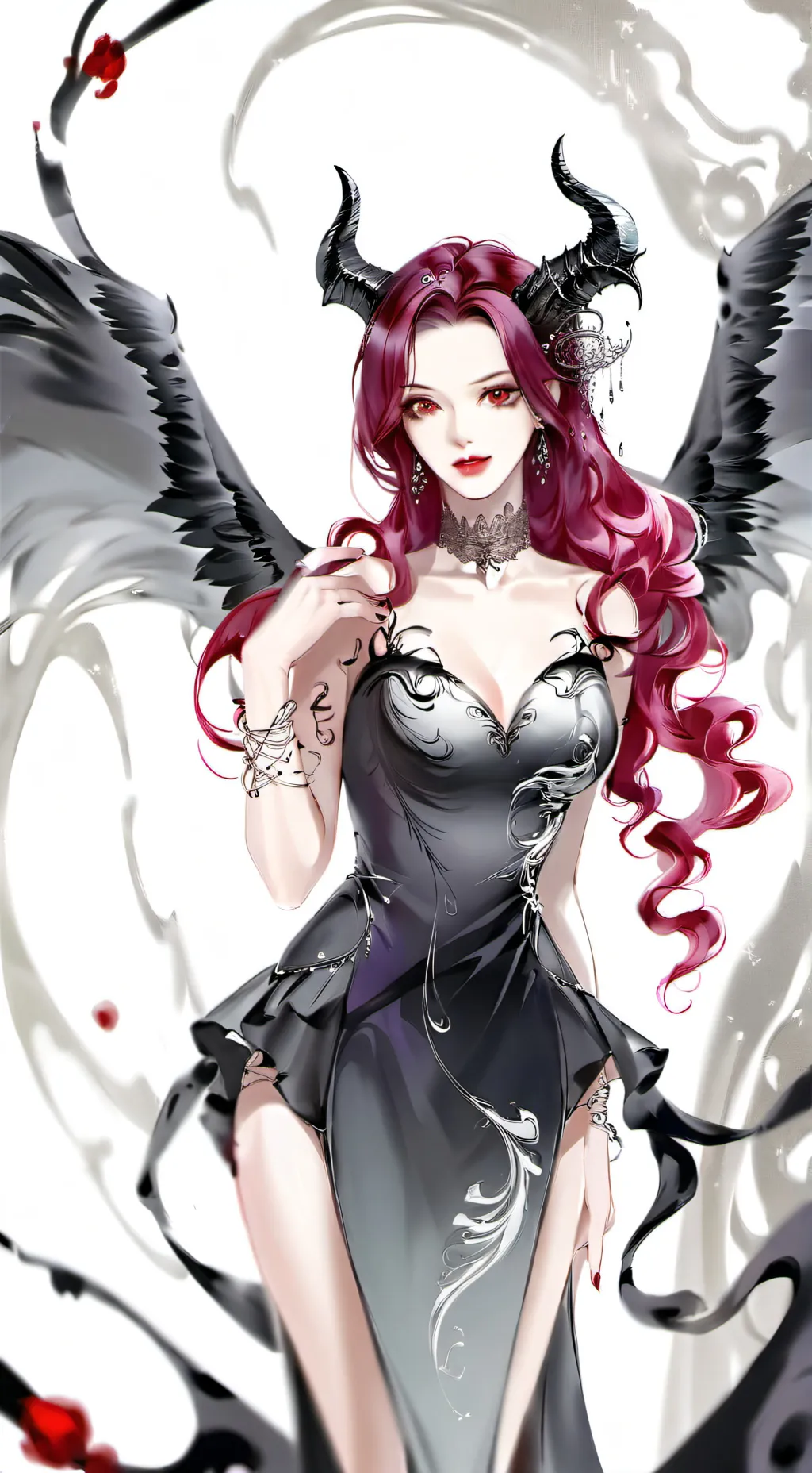 ai character: Demon quin Ava background