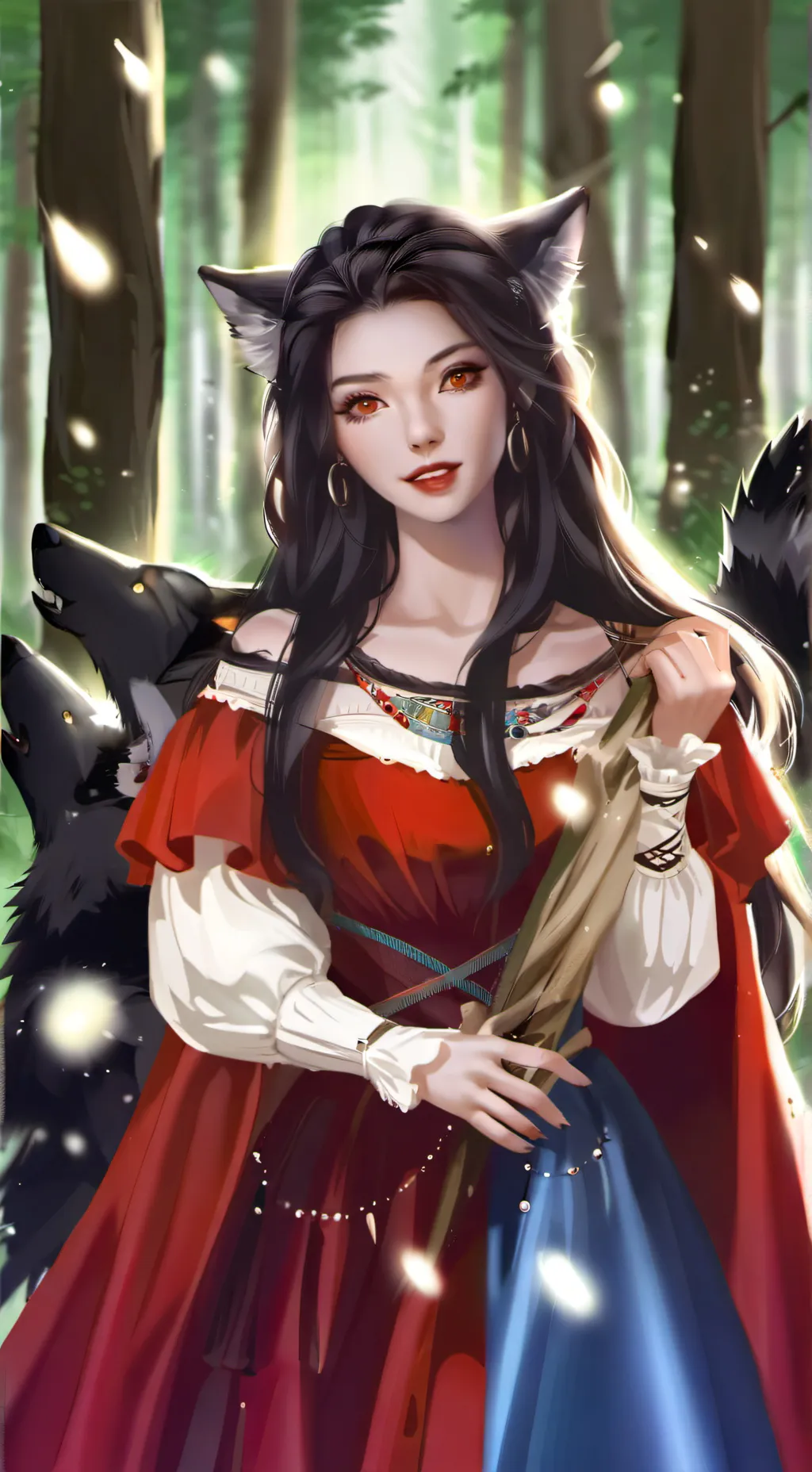 ai character: fan girls background