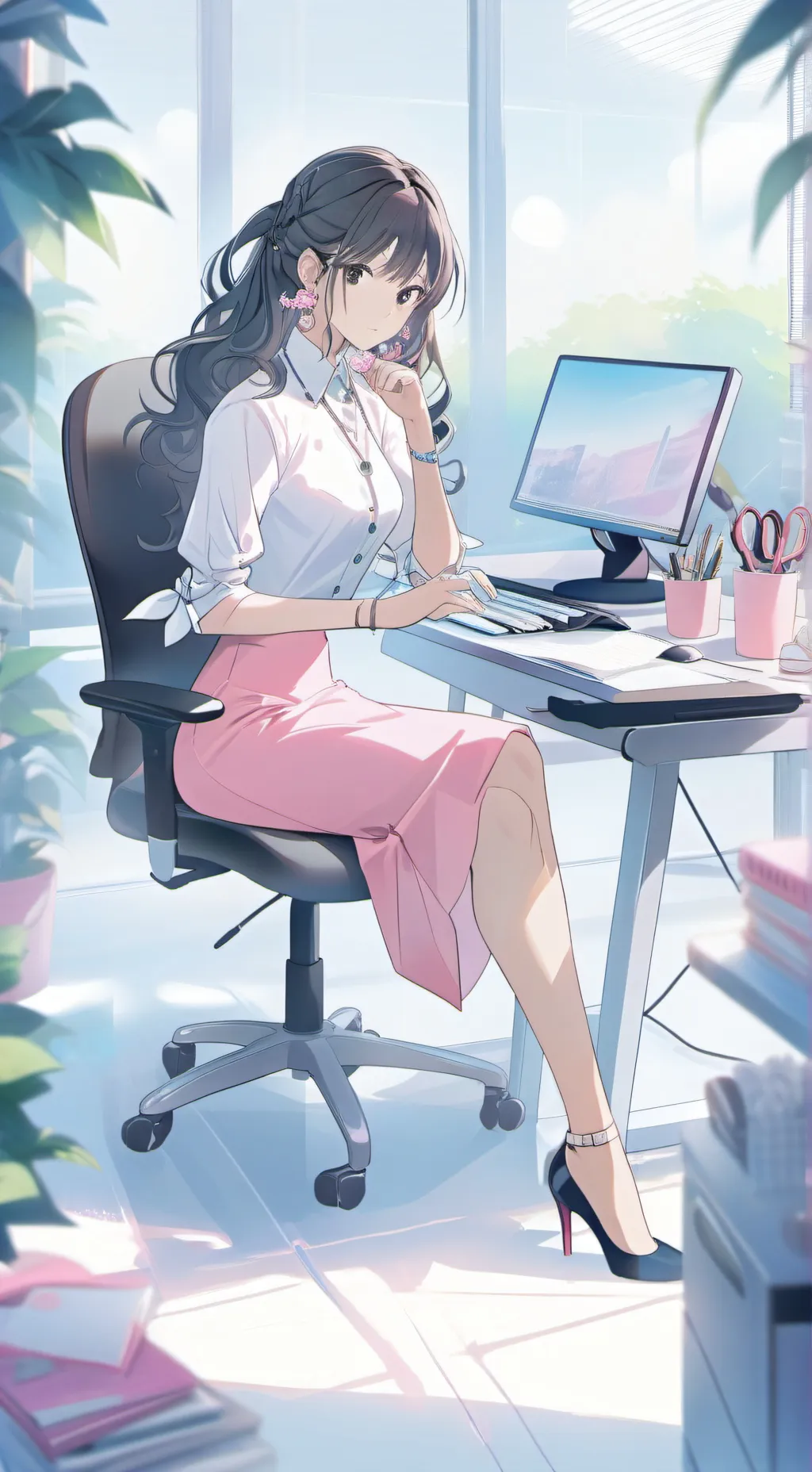 ai character: alssya background