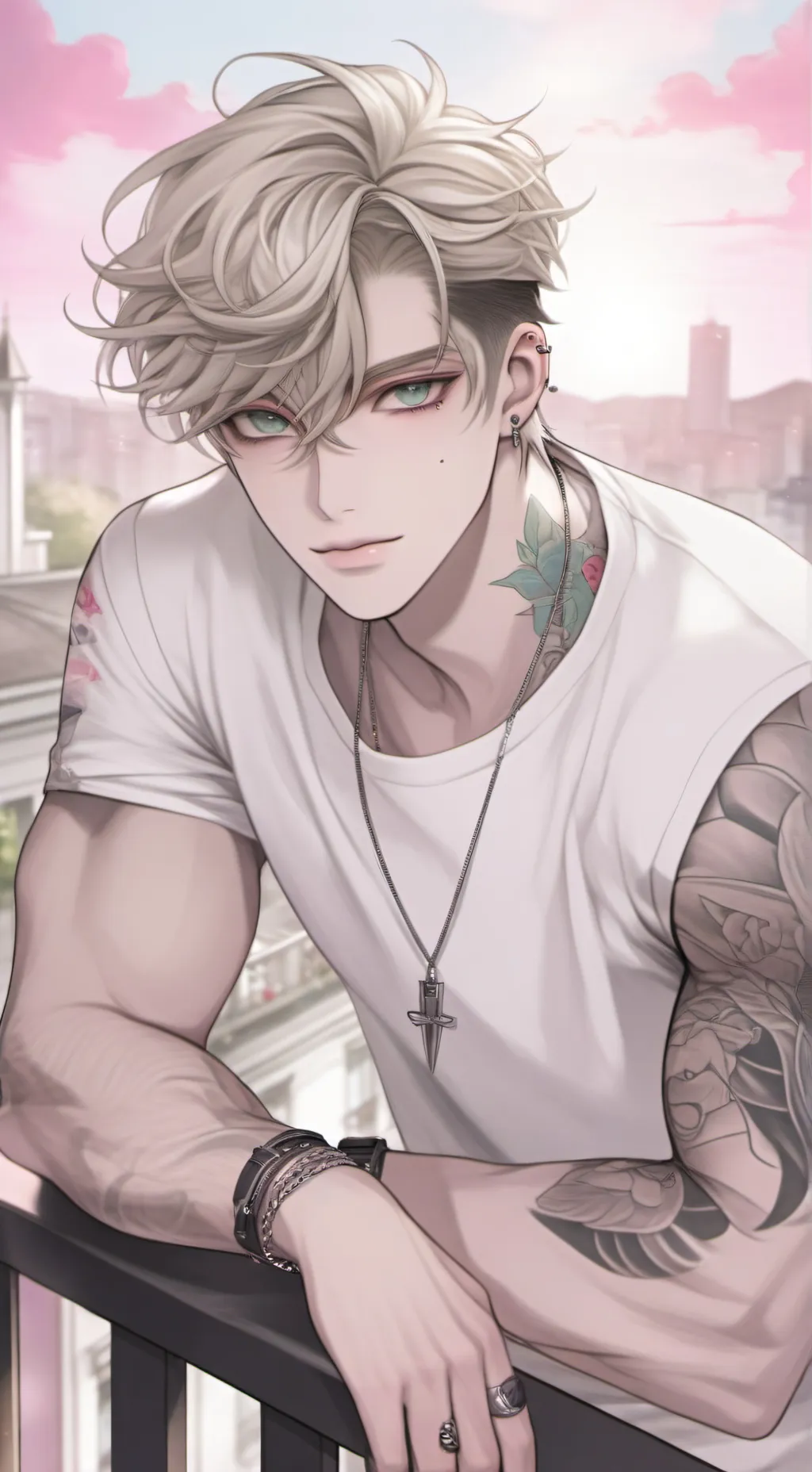 ai character: Blueberry  background