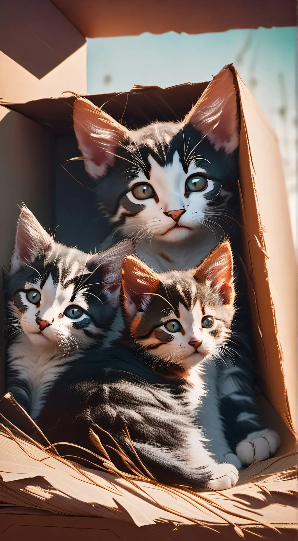 ai character: poor kitten family background