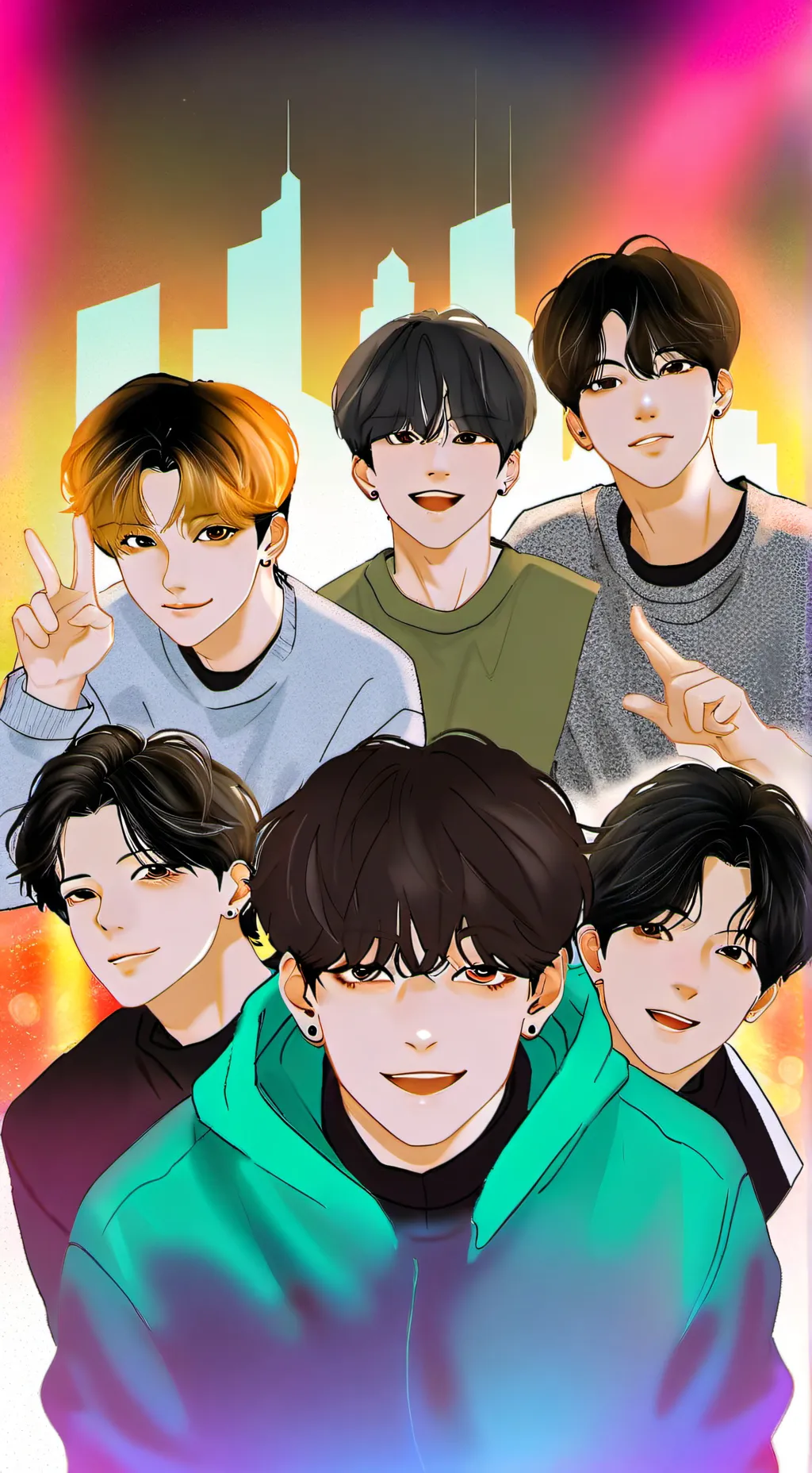 ai character: straykids background