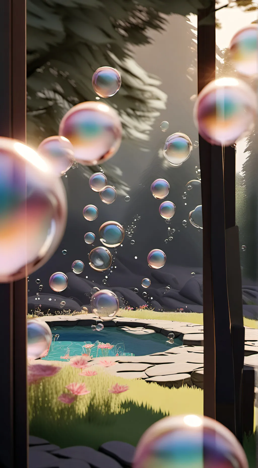 ai character: I'm back! background