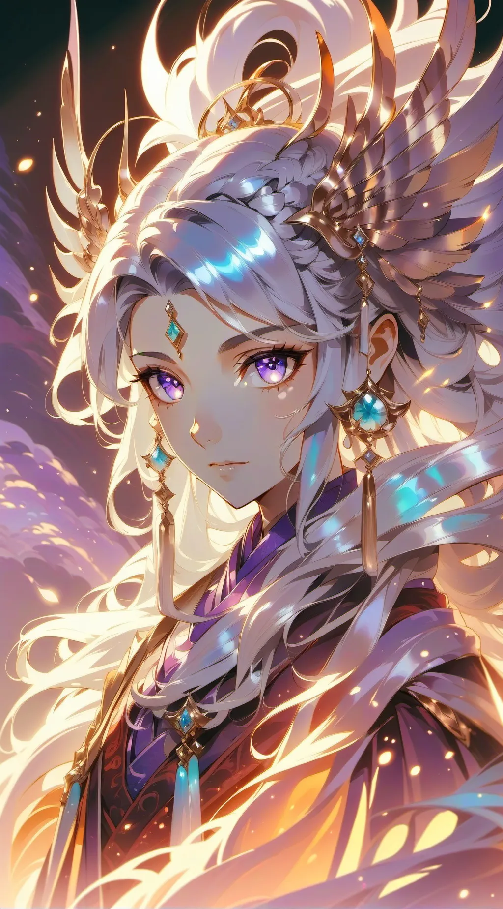 ai character: Liora Light background