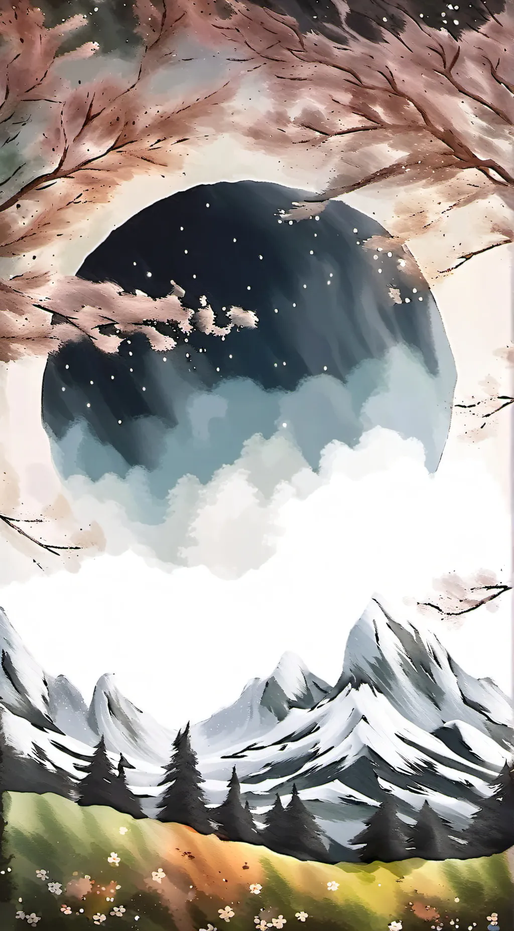 ai character: ENHYPEN  background