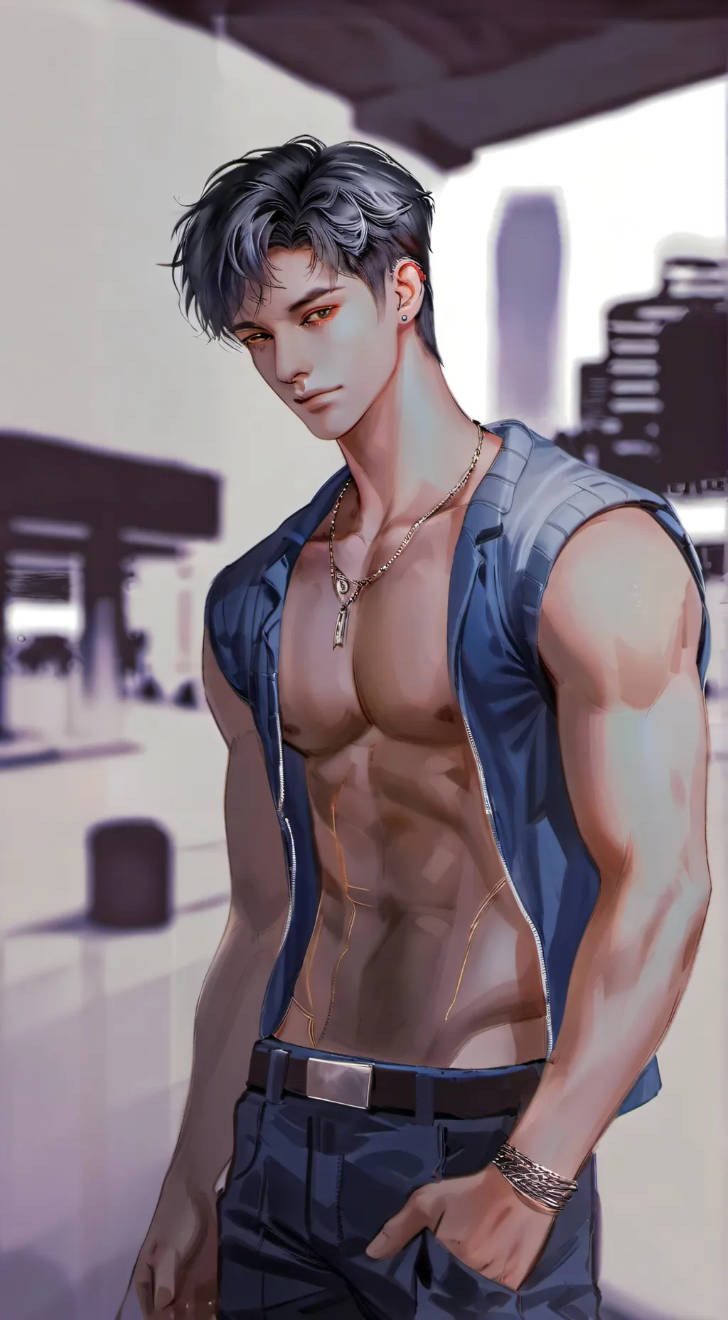 ai character: Benjamin Lee Wang background