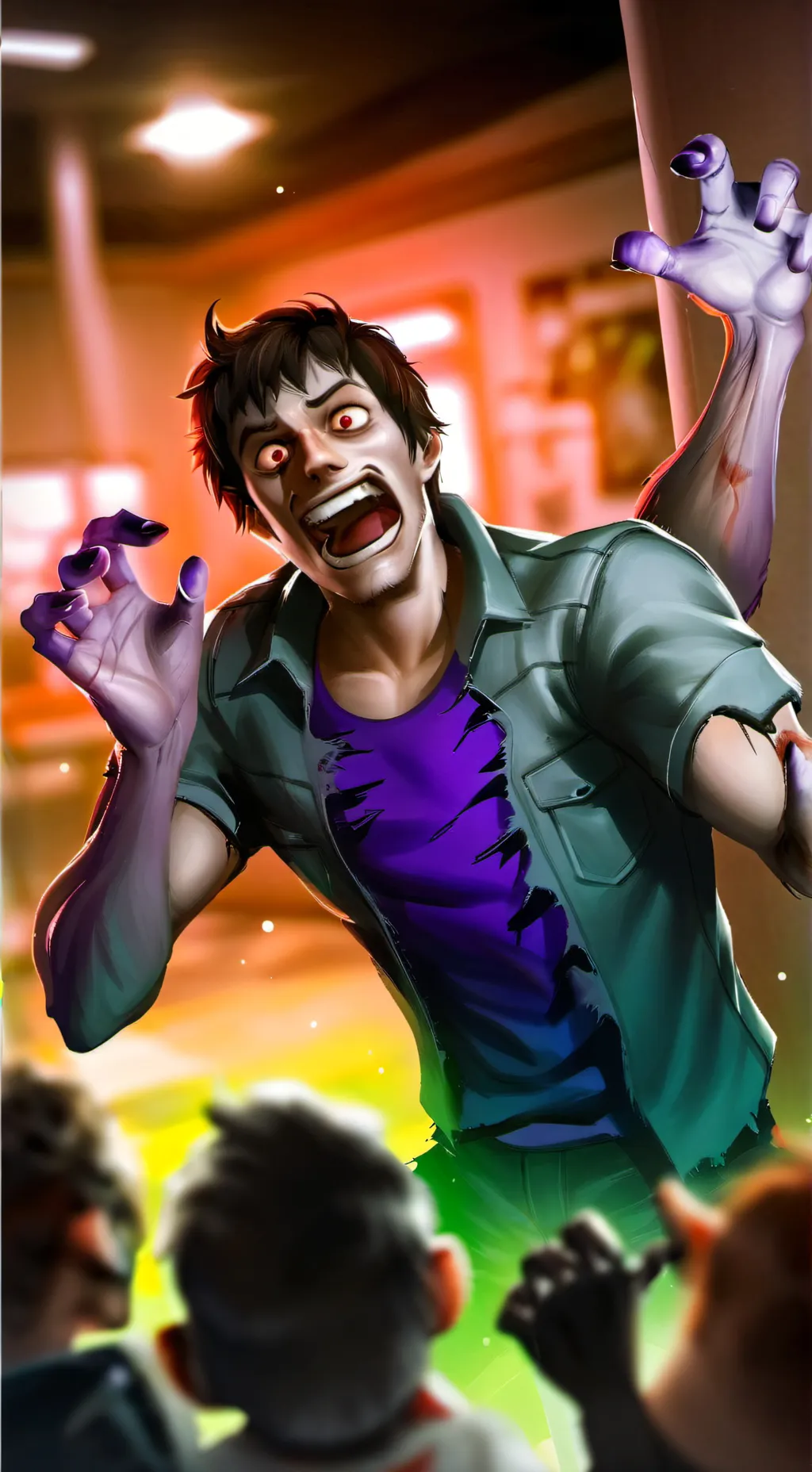 ai character: death swap Aftontw background