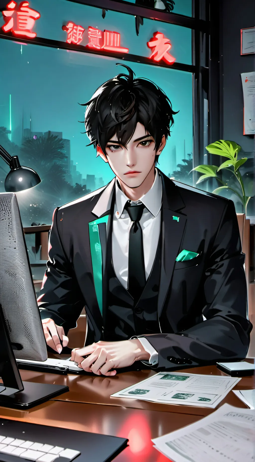 ai character: 💫Zack💫 background