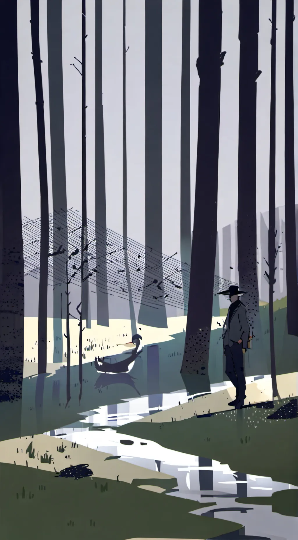 ai character: Merman Shadow t.h background