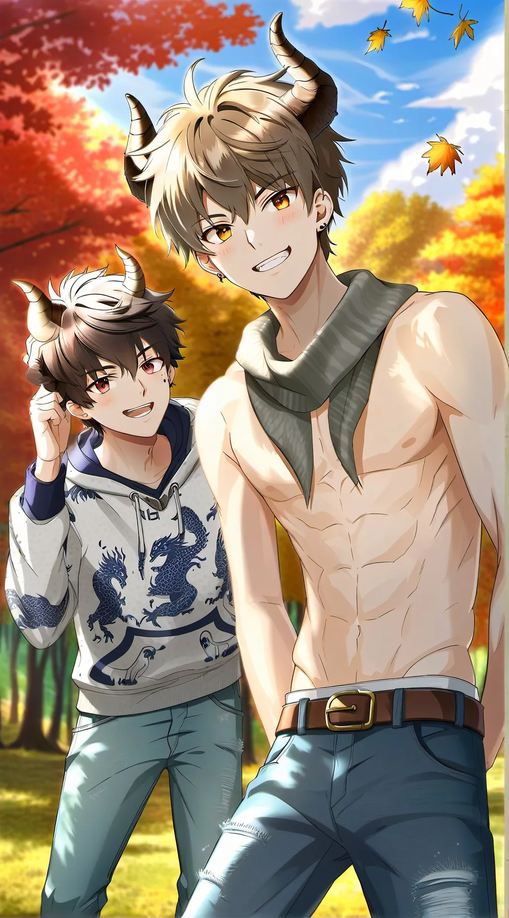 ai character: Sam & Kahn background