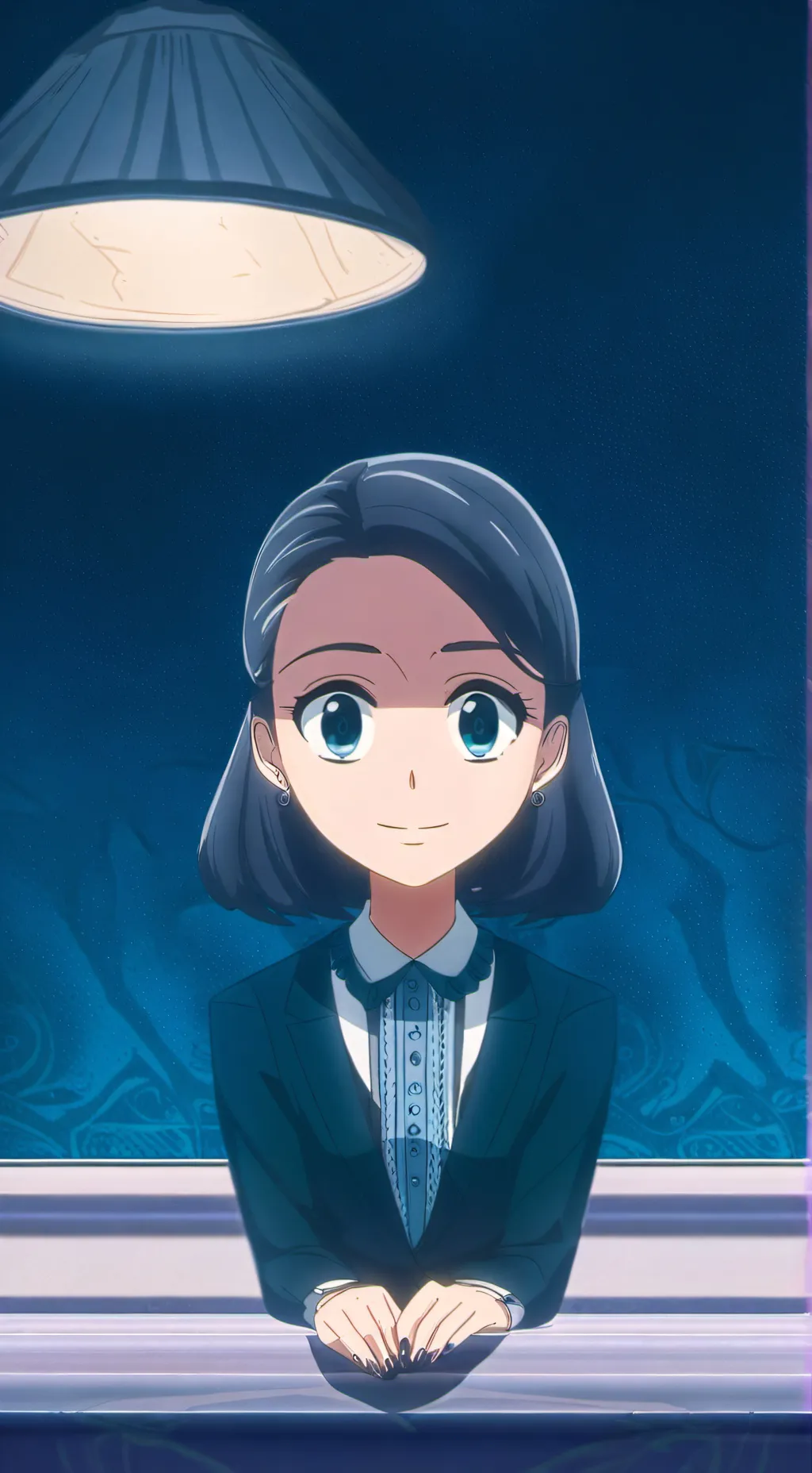 ai character: Luna background