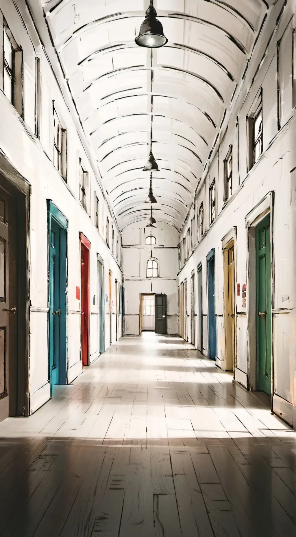 ai character: PBY/color school background