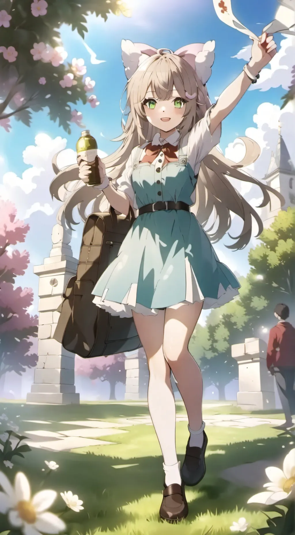 ai character: Melody background