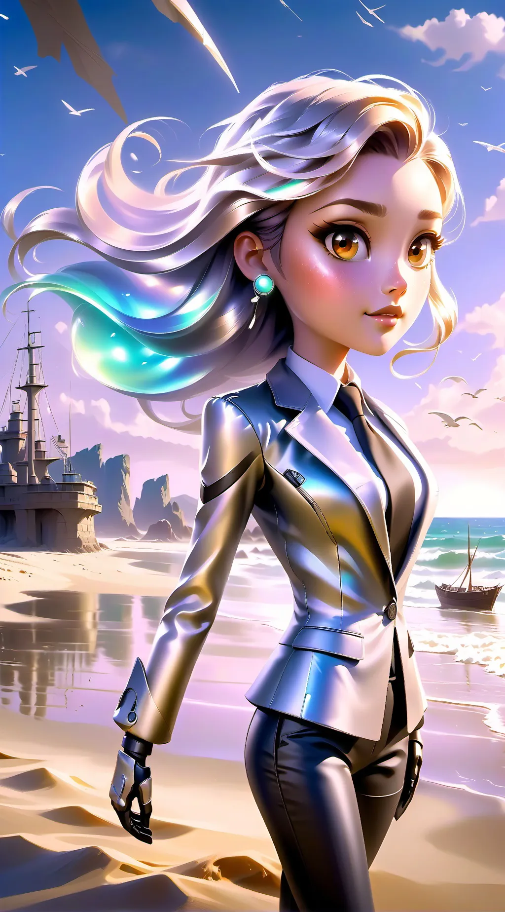 ai character: Tidal Innovations Tycoon background