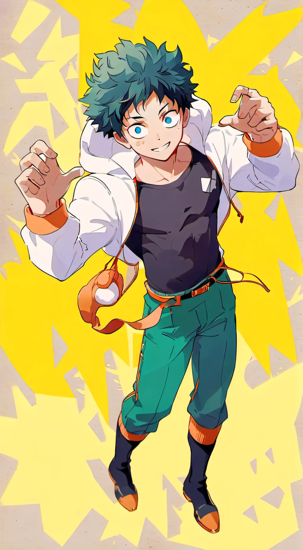 ai character:  🧪🎃 deku 🎃🧪 background