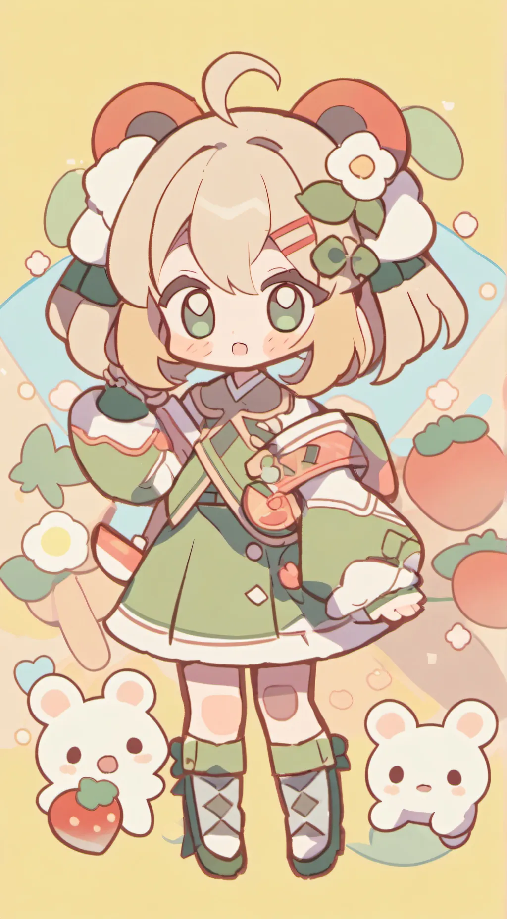 ai character: Evil tord  background