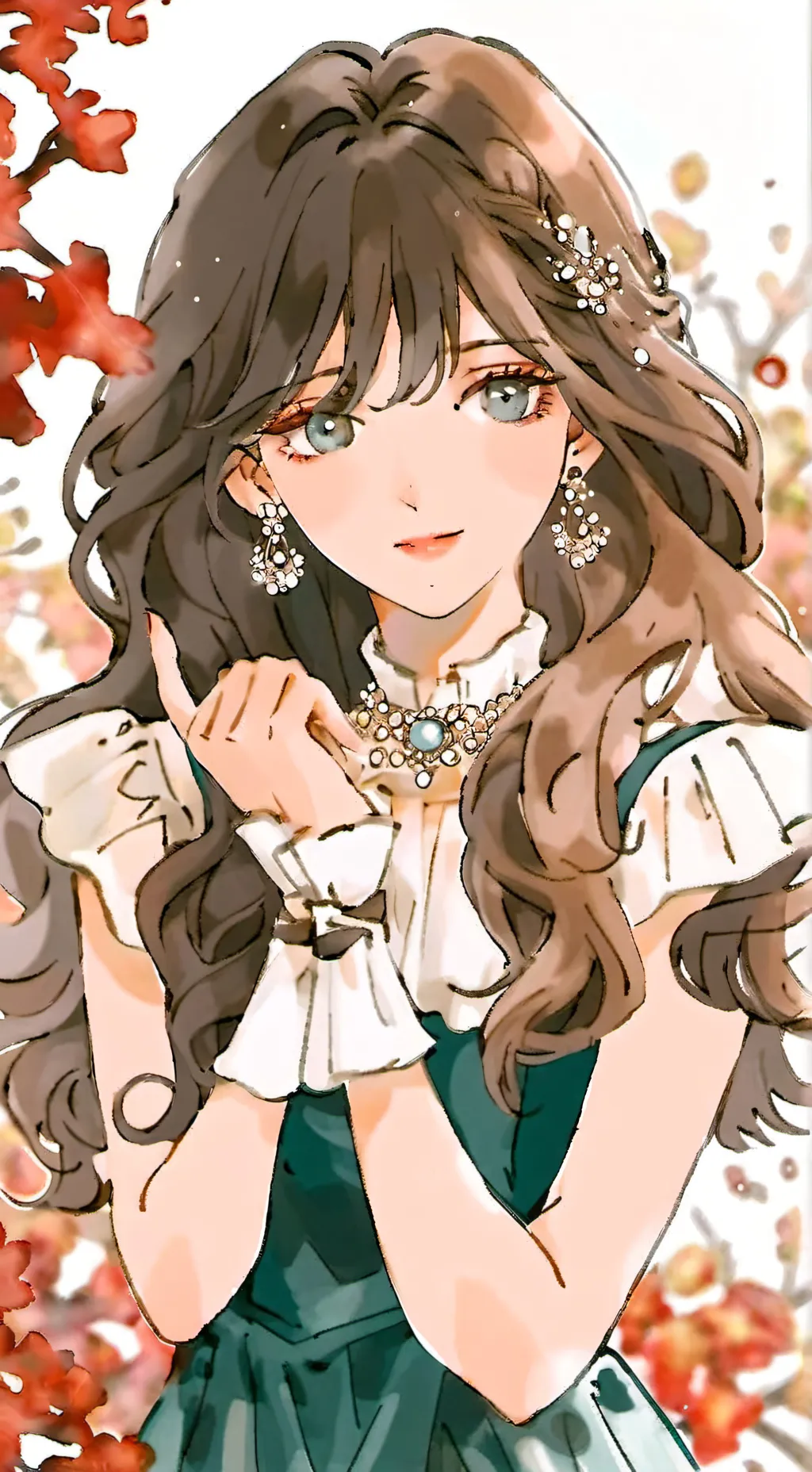 ai character: Lovely background