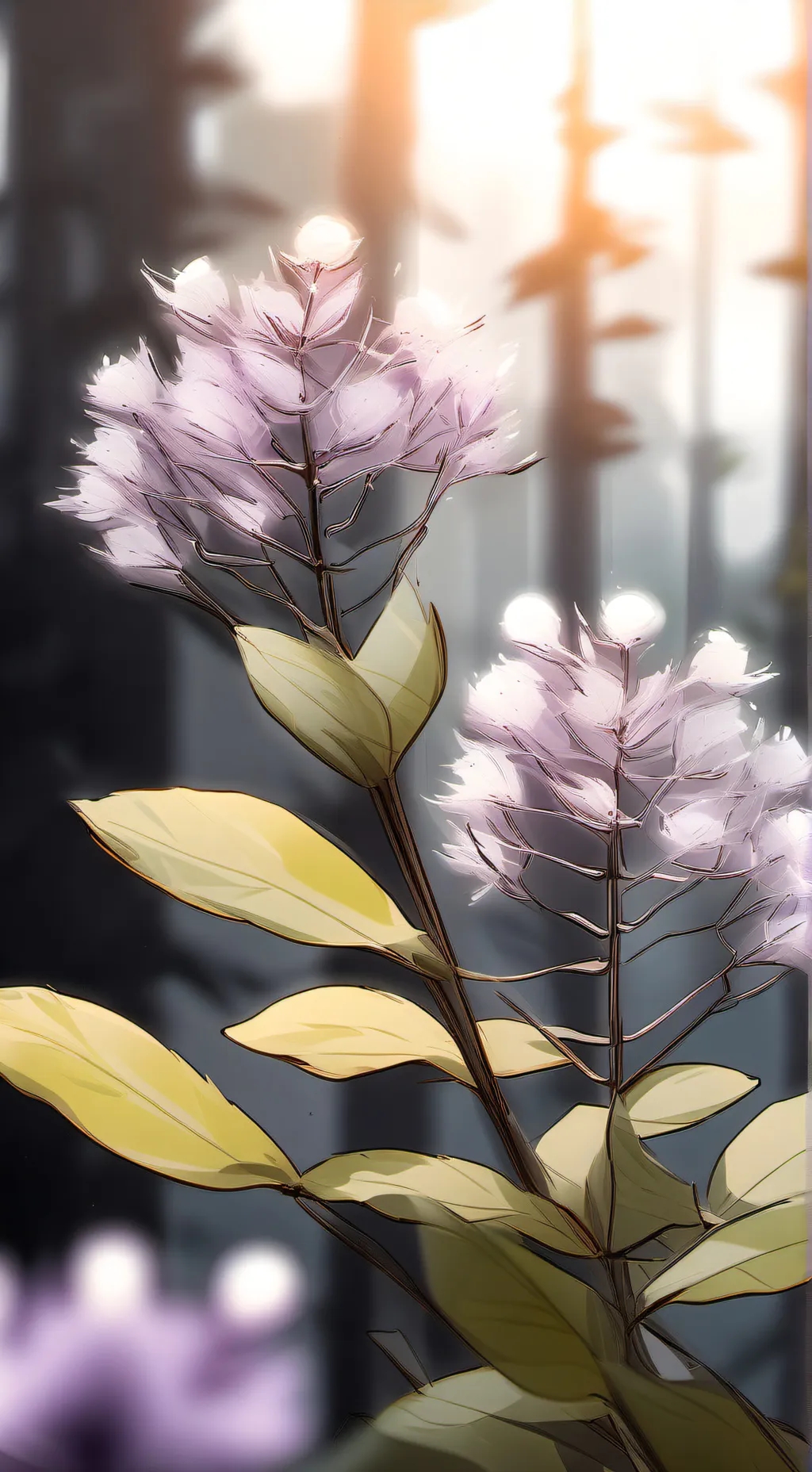 ai character: 🍓Спраут😈VS😇 background