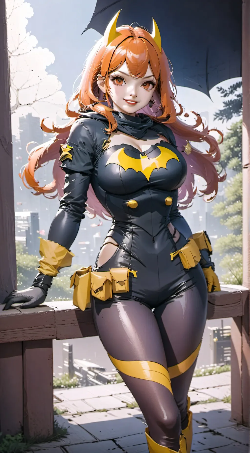 ai character: Red Vixen background