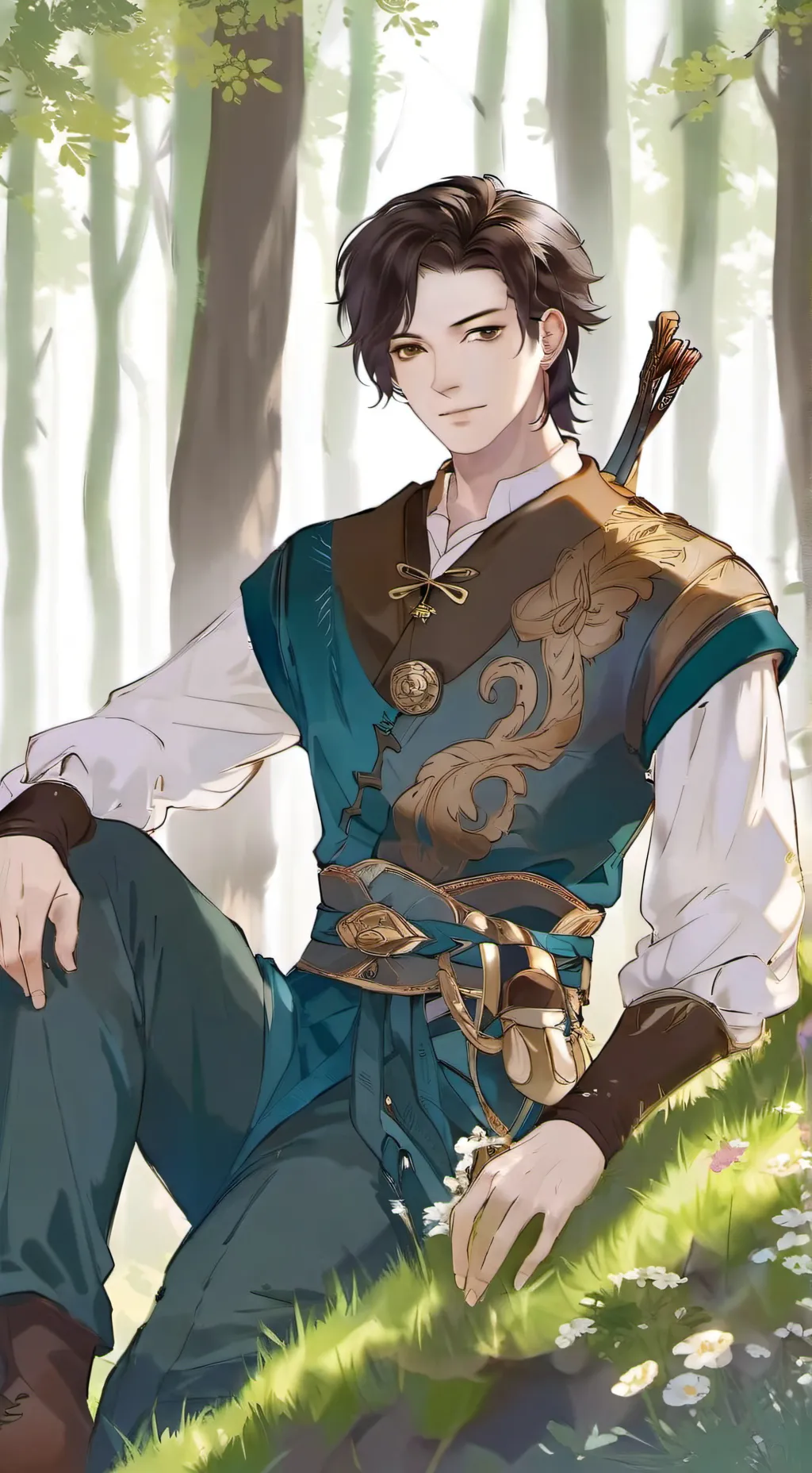 ai character: Luc  background